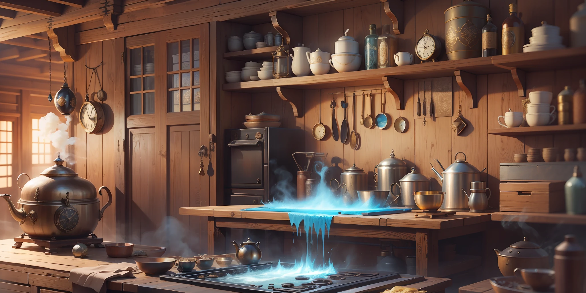 Mongolian Elements Super Details Steam Age, Time, Space, Magic, Fantasy