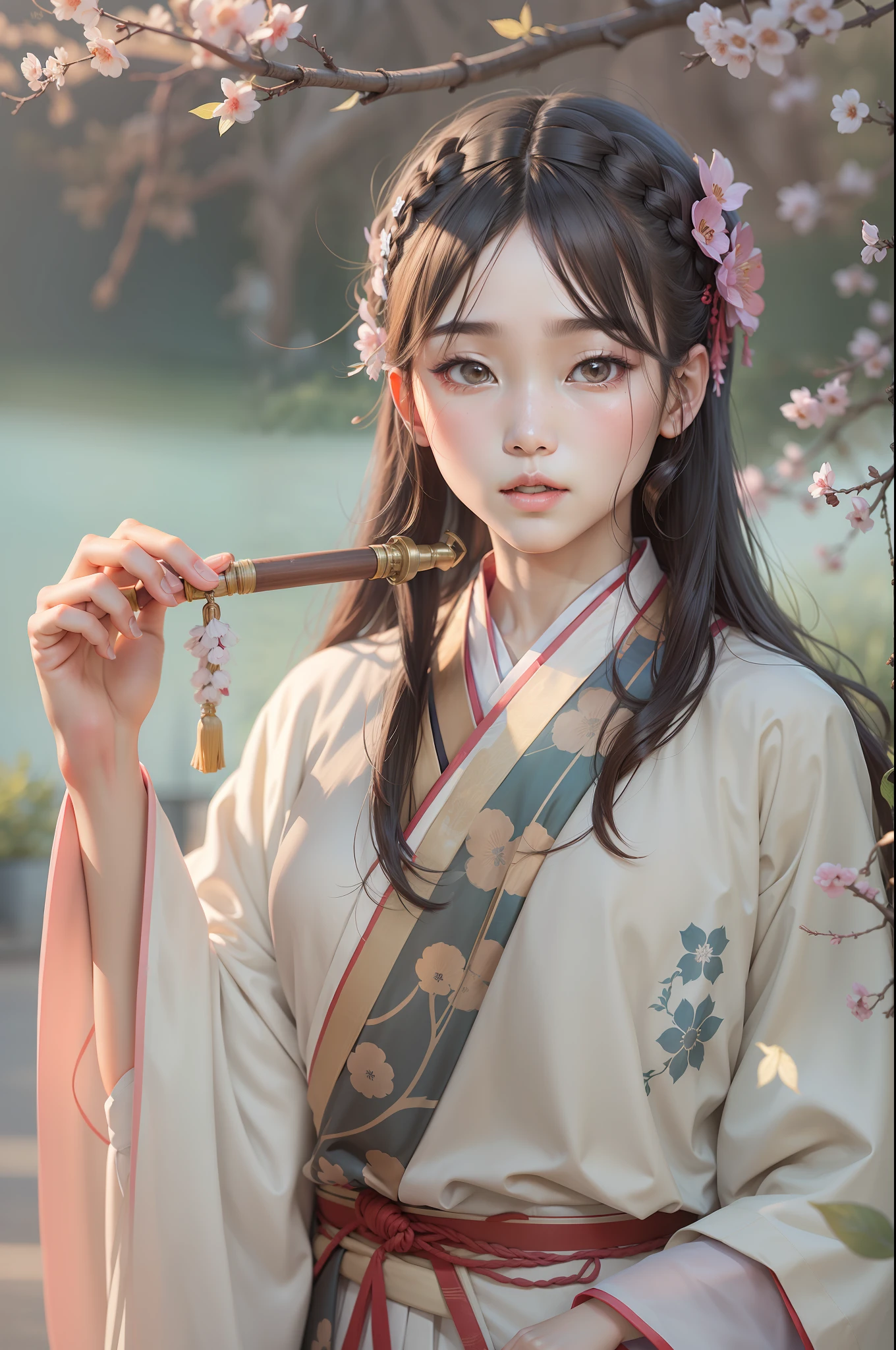 Hanfu,female high-school student