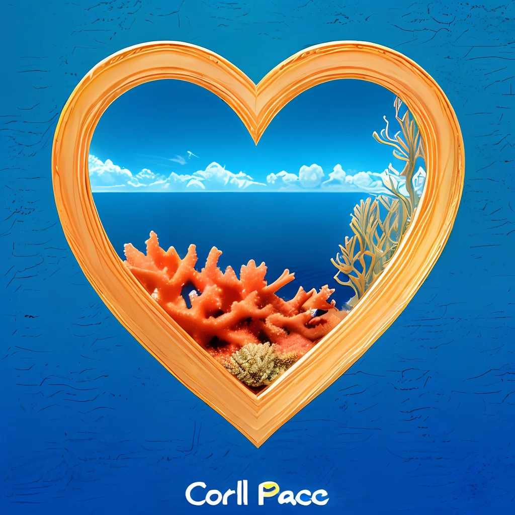 Coral Palace Heart Sea