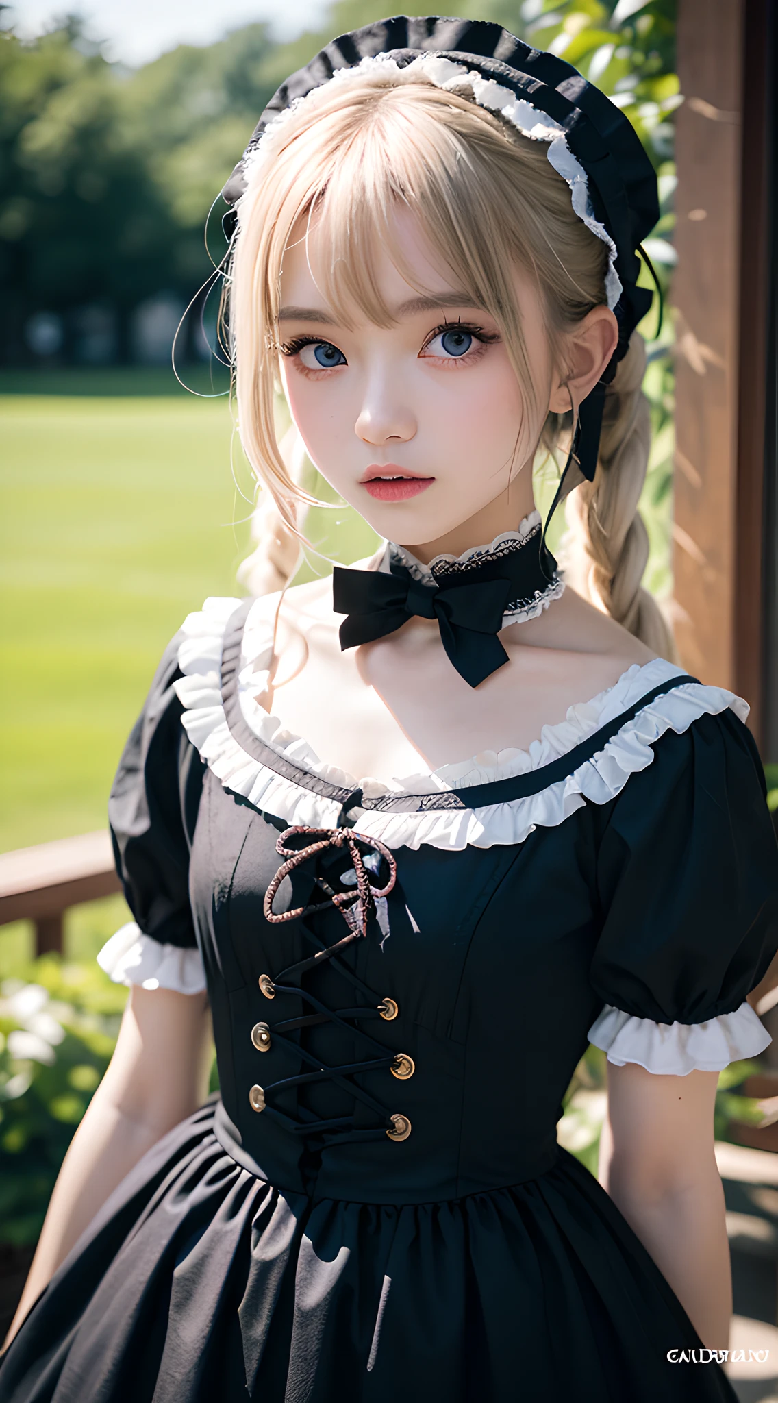 (masterpiece, best quality:1.2), 8k, 85mm, official art, raw photo, absurdres, platinum blonde hair, (blue eyes, ****ta fashion, sweet****ta, gothic, dress:1.2), idol face, upper body, beautiful girl, gardeniass, Copenhagen, short sleeve, elegance, sophisticated, gardenia, looking at viewer, film grain, chromatic aberration, sharp focus, facelight, dynamic lighting, cinematic lighting, detailed face, bokeh background