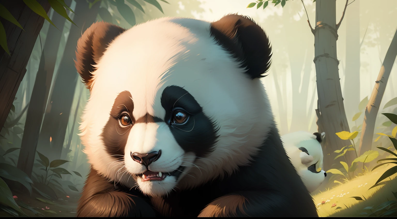 pandas，the face