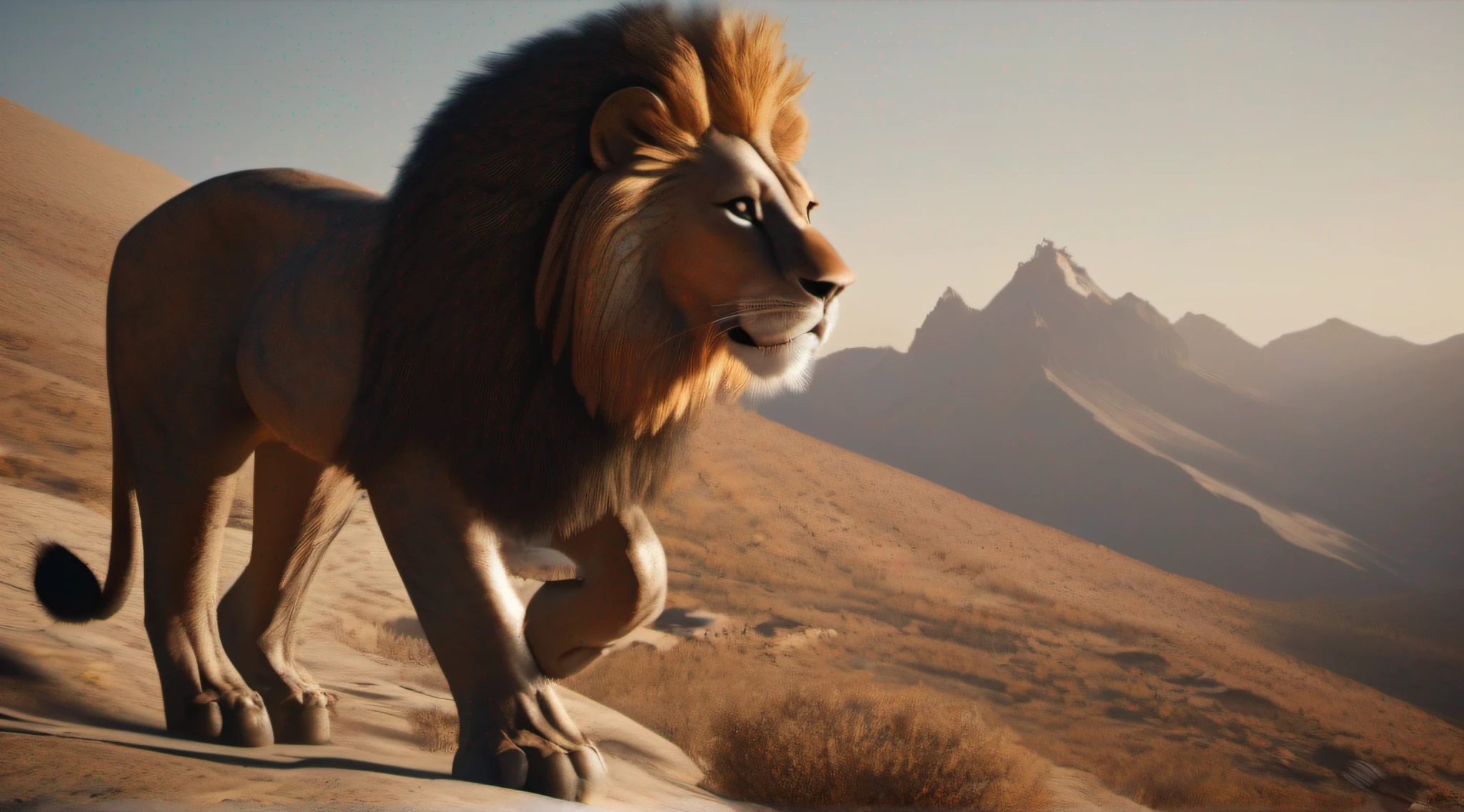 [Prompt]
"Epic African warrior ascending a majestic mountain top, holding a [long spear], accompanied by a regal lion. Create a cinematic masterpiece with the best quality, ranging from 4K to 64K. Achieve photorealism through Unreal Engine 5 and Cinema4k lighting. Emphasize Intricate Ultra Detail, cinematic gentle lighting, and High contrast Details. Enhance facial qualities, remove physical distortions as subjects move in frame. Use film grain and artifacts for an authentic touch."

[Settings]
Model: Photon
LORAs: Detailed Eyes (Low Weight), Polyhedron New Skin (Low Weight)
Negative Prompts: "deformed face, blurry aspects, sketch-like styles, film grain, artifacts" (Weight 1.4)
Sampling Method: DPM ++ SDE CARAS (Sampling Steps: 30)
Resolution: 4K to 64K
Denoising Strength: 0.2
Upscale: x2
Guidance Scale: 7
Aspect Ratio: 16:9
Motion: 0.1
Seed: 7543