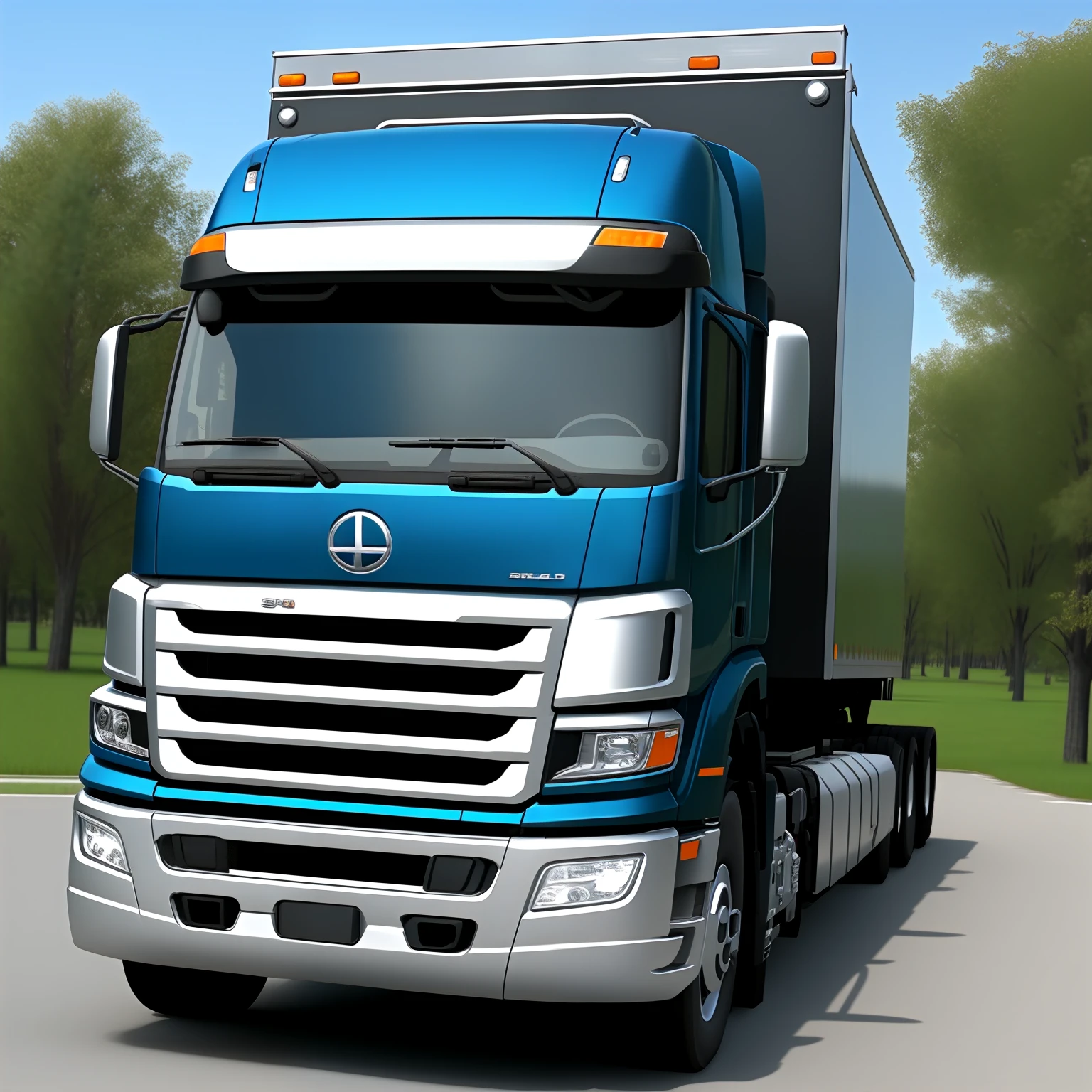 High definition truck with realism (....3d)
