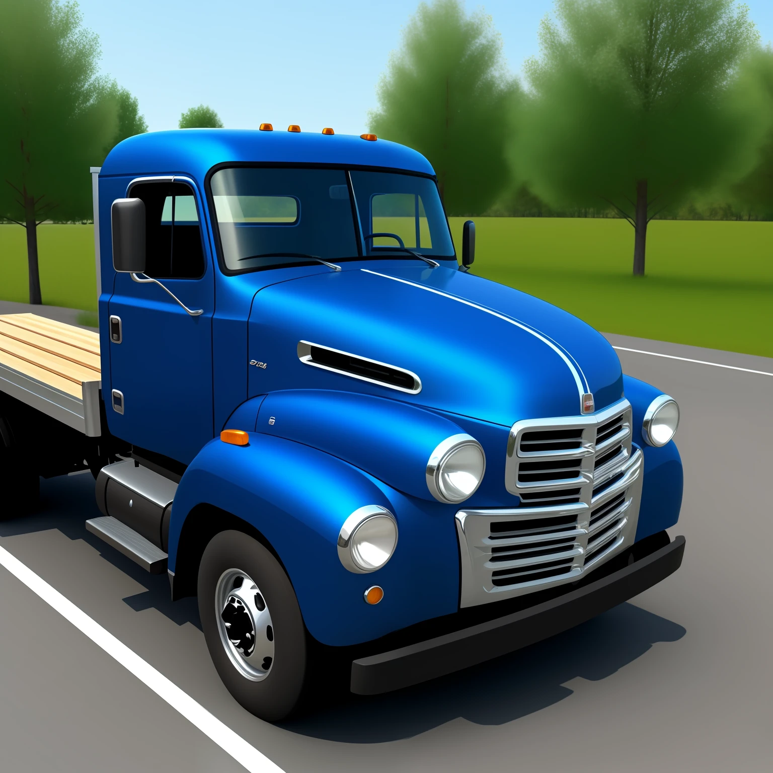 High definition truck with realism (....3d)