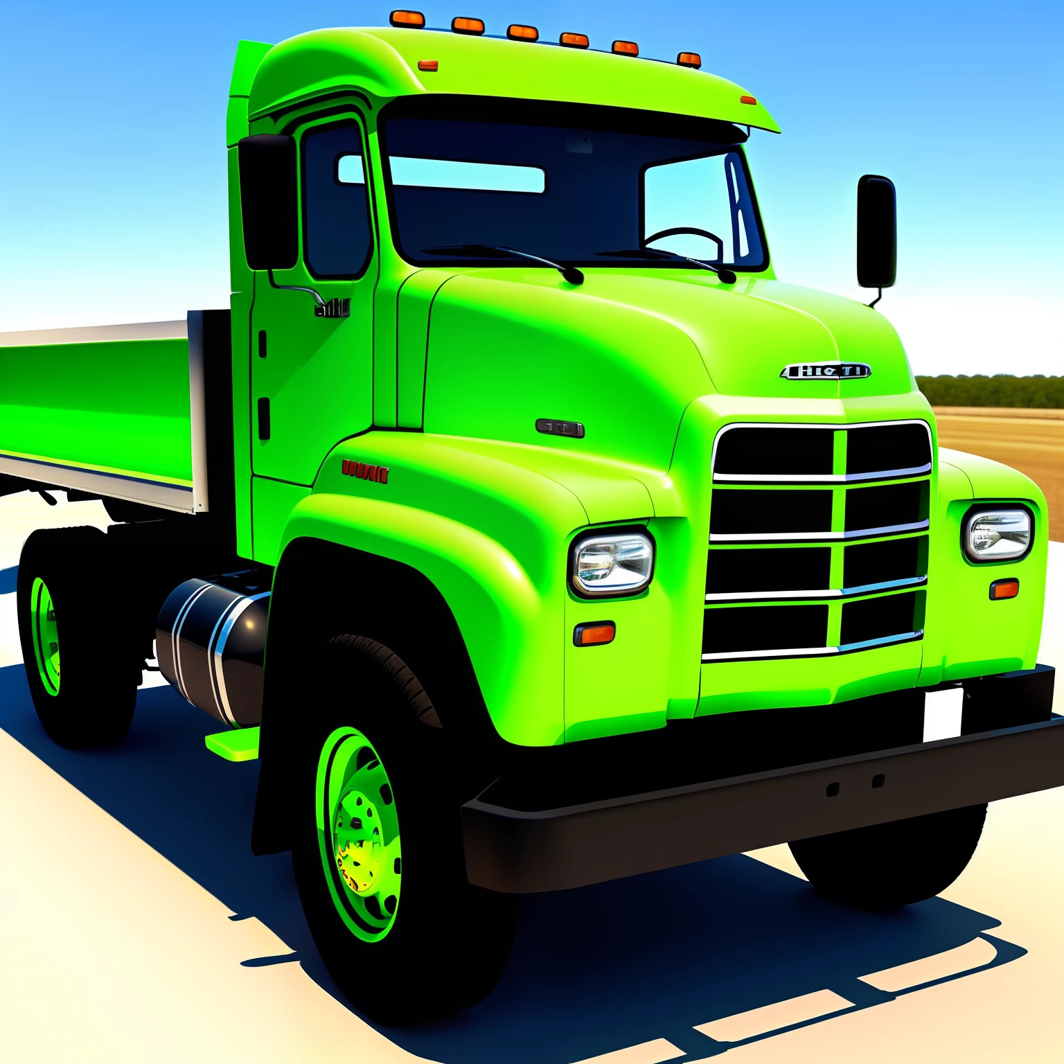 High definition truck with realism (........3d)