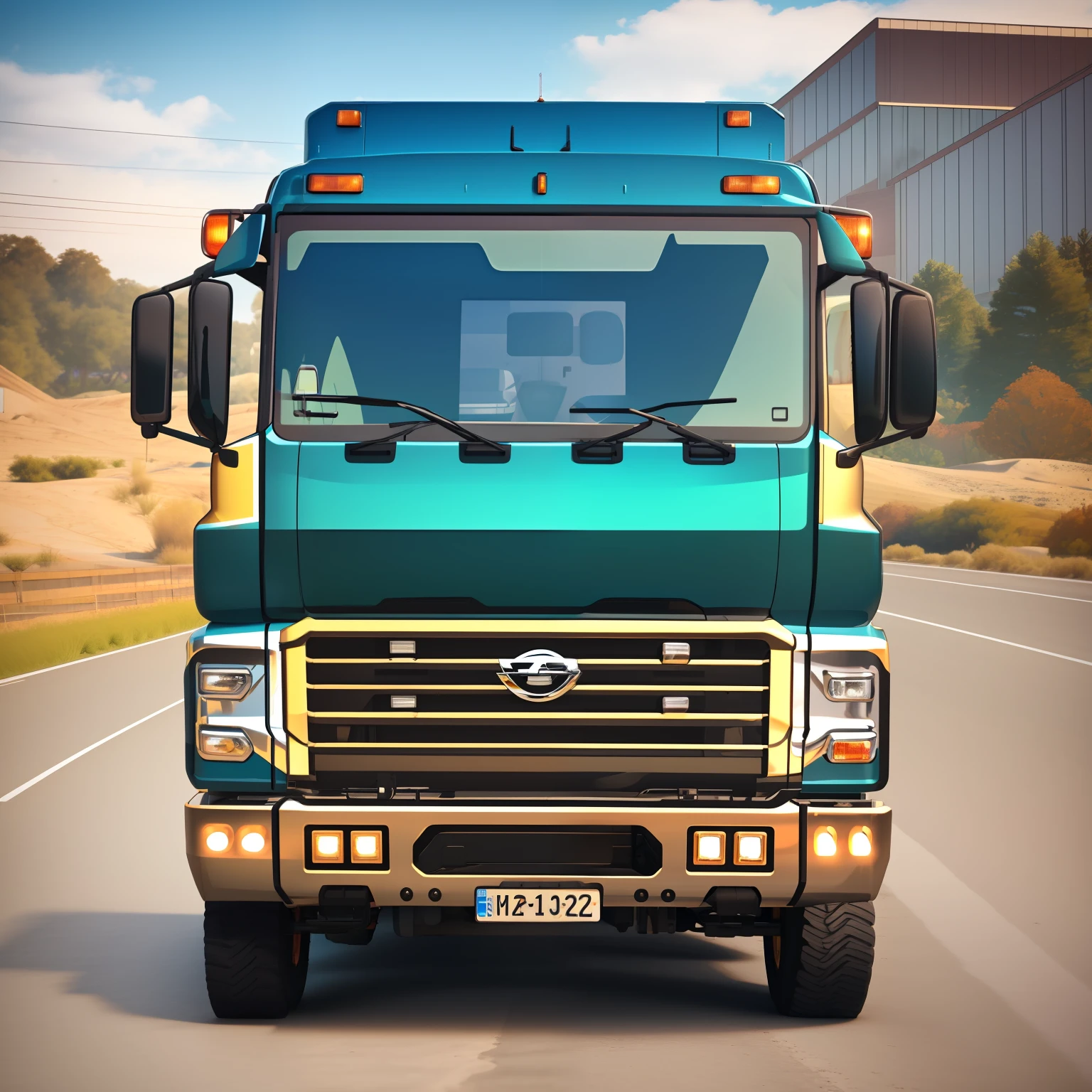 High definition truck with realism (....3d)