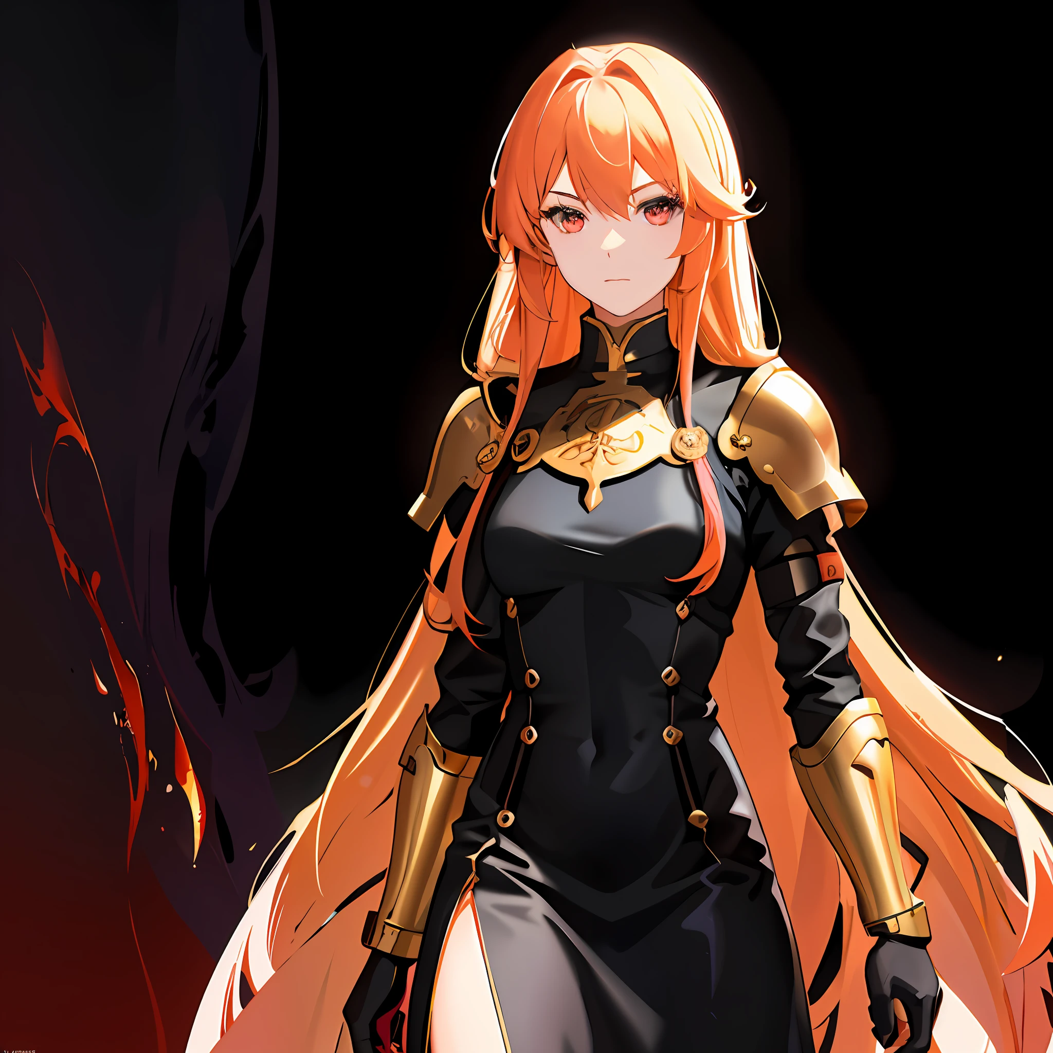 Anime - a style image of a woman with long red hair and a cape, Kushatt Krenz Key Art Women, krenz cushart and artgerm, epic exquisite character art, Artgerm and Atey Ghailan, inspired by Li Chevalier, guilty gear art style, portrait of female paladin, cushart krentz, cushart kenz