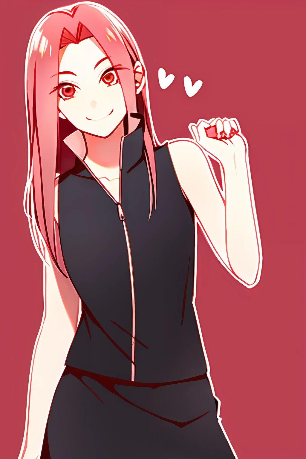 The female version of Deidara, smiles