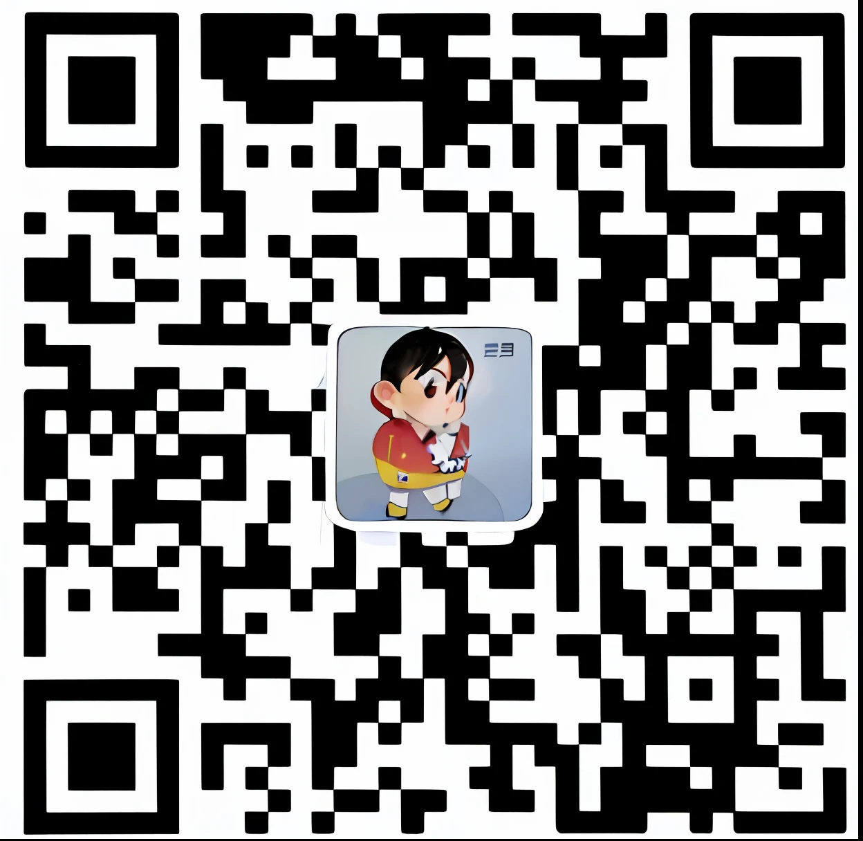 QR codes with cartoon characters, scan, negao, 🔞🤡, like liangchao wei, xqcow, Middle metaverse, Weibo, 🔥 😎 🕹️ 👀 :2, jinyiwei, male art, Chiba Yuda, inspired by Ding Yunpeng