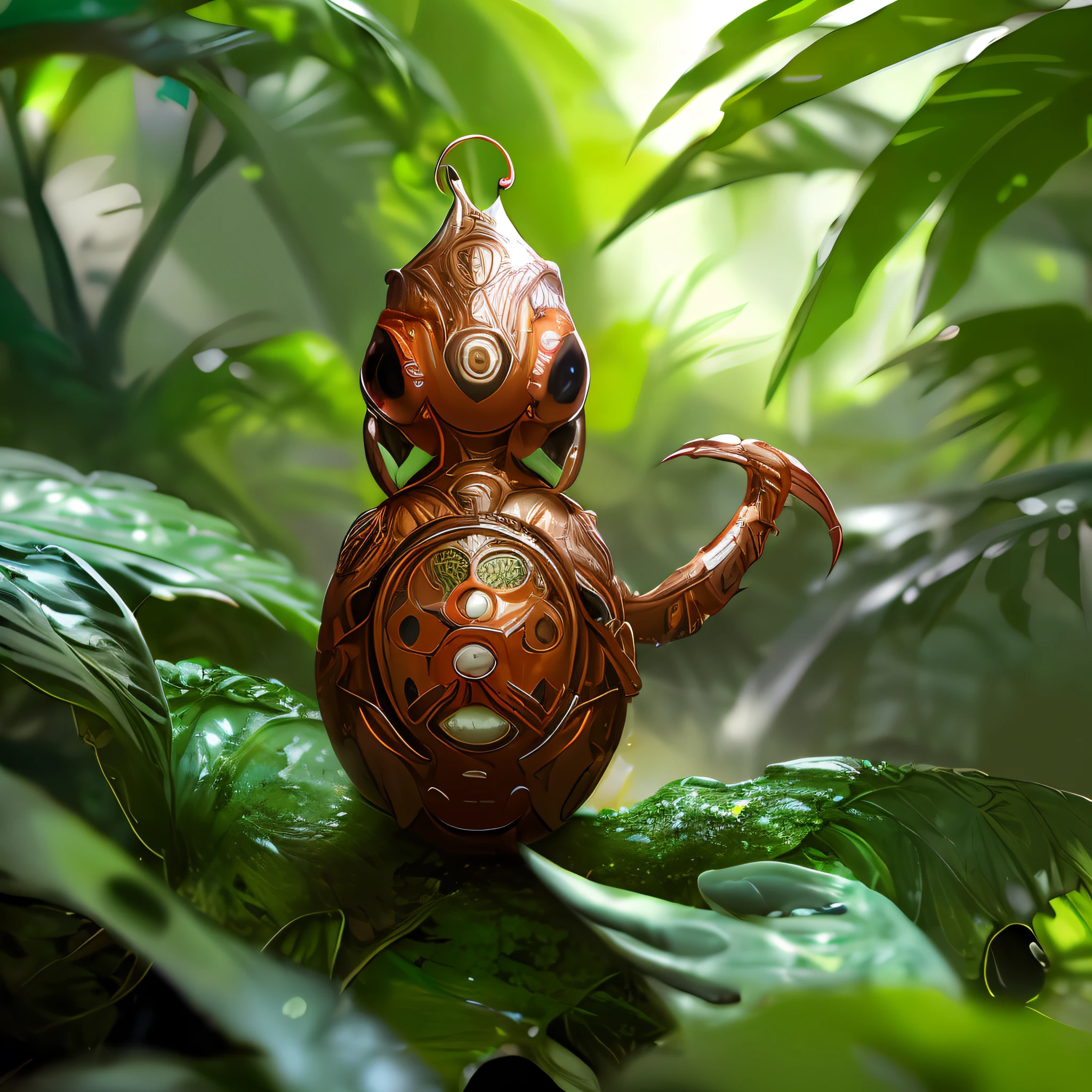 (high-detail:1.2)、(top-quality:1.2)、8K、foco nítido、(Subsurface scattering:1.1)、(Award-winning macro photography:1.1)
(Cute cute little alien life form:1.2)、Hidden in the foliage of lush forests
(Very elaborate clothing:1.2)、(highly detailed back ground:1.3)、(hyper realisitic:1.2)、lighting like a movie、Very fine、Smooth and、Sharp focus、artgerm wlop greg Rutkowski 作、[(emb-rrf 2:1.0): 4]