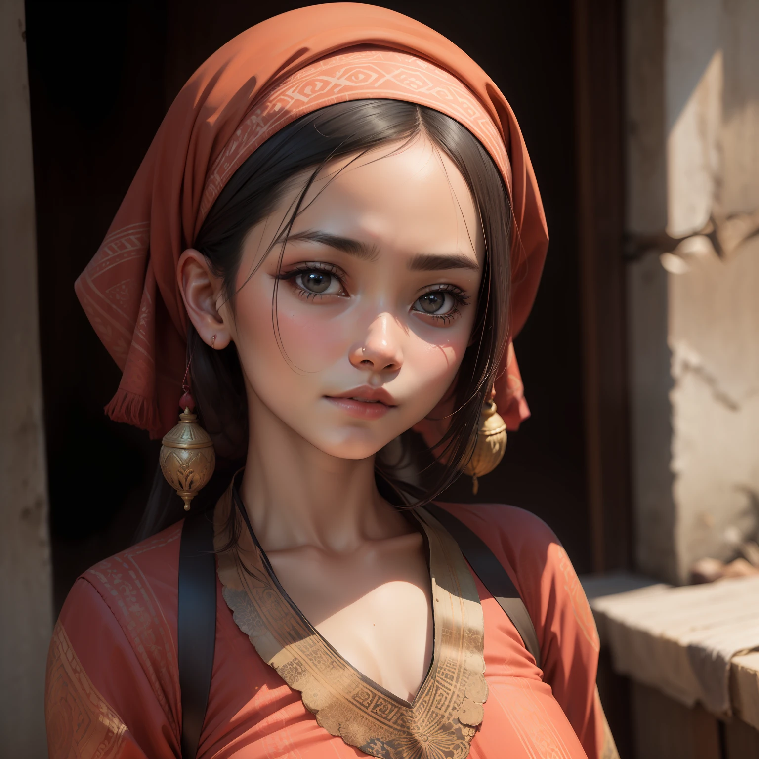 Javanese girl in batik