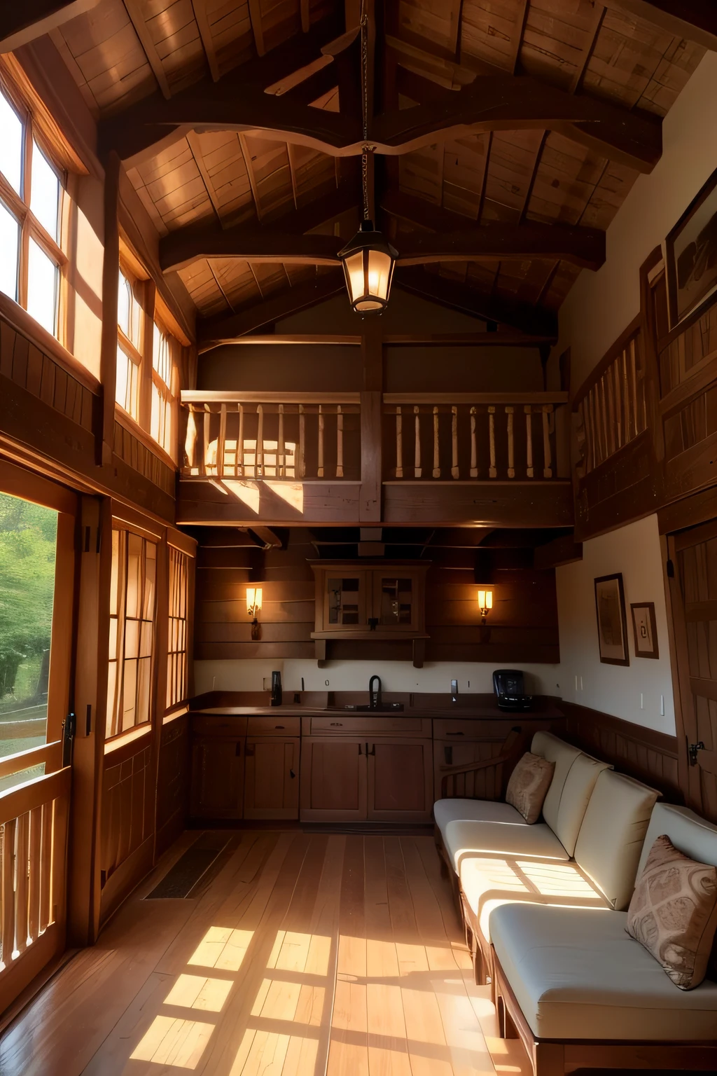 Village parlor,The interior is a relaxing space,Inside there is a display area and a dining area,The elements are all rustic