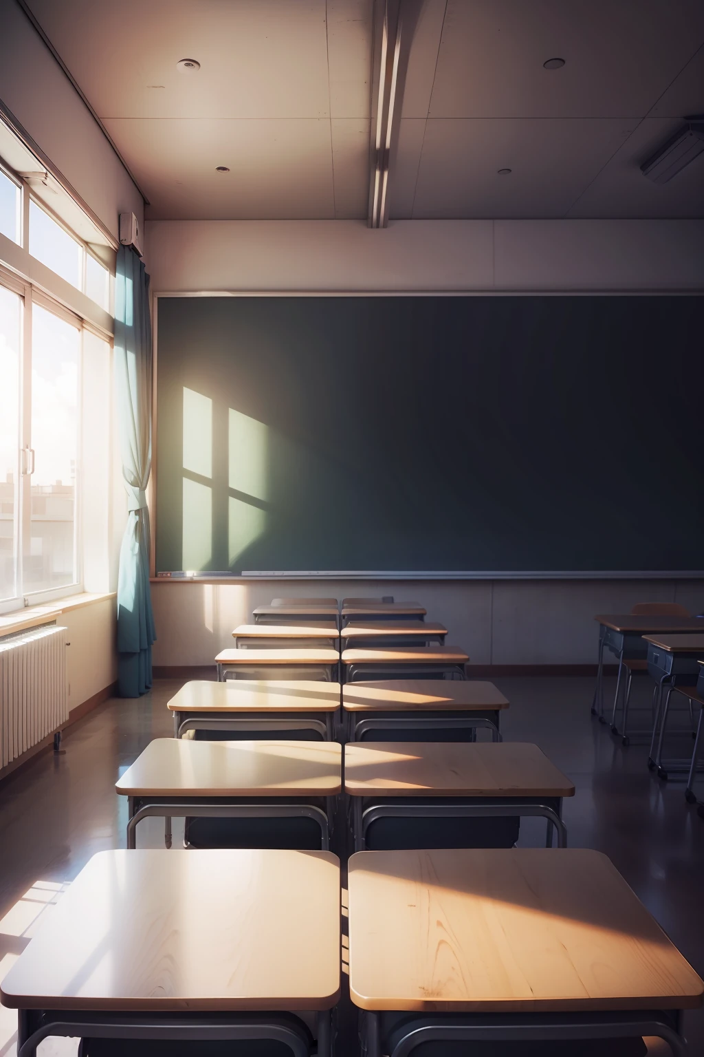 Empty classroom