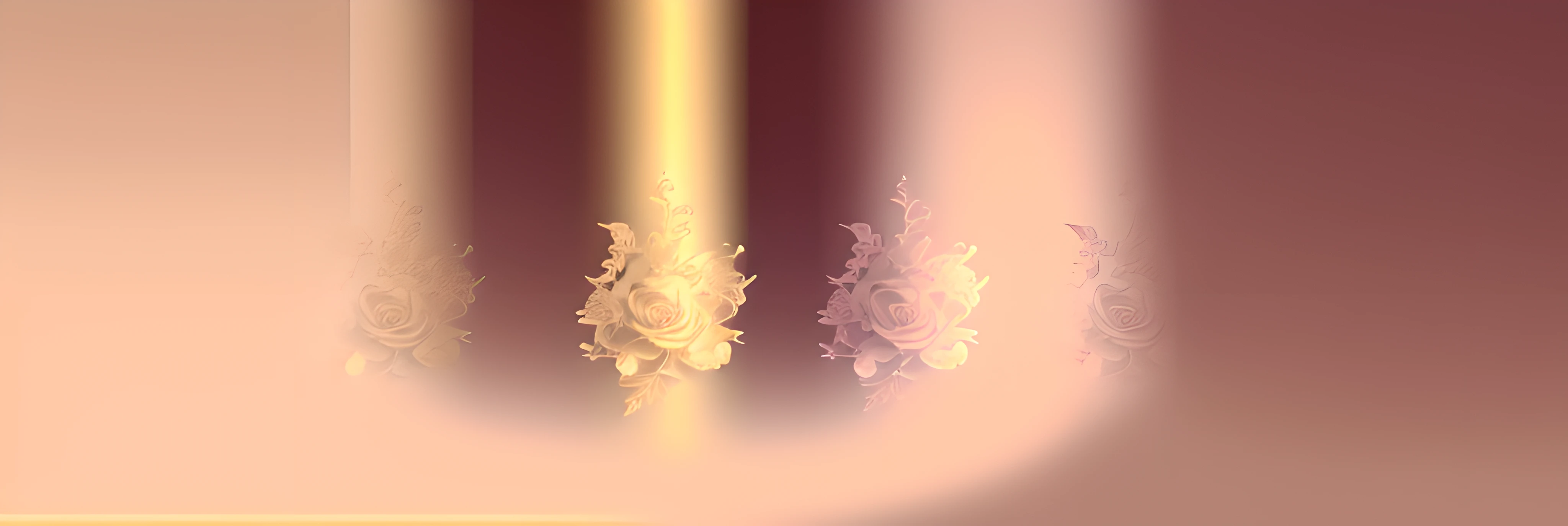 {masterpiece} Description: A simple and bottomless masterpiece, ideal to print on a t-shirt and convey a minimalist and elegant style. opulent desktop wallpaper, ornate roses, pastel pink and gold tetradic colors, Delicate contours, Delicacy, Harmony, Subtle details, Sophistication, soft colors