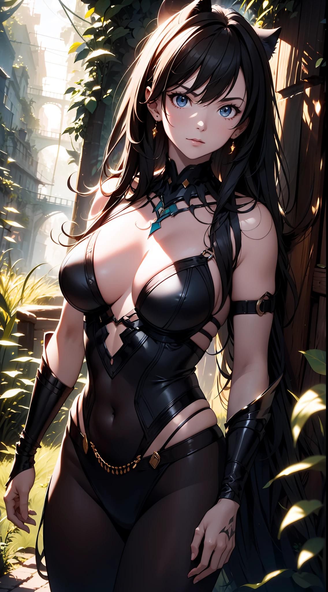 tmasterpiece, Johnny Depp walks through the jungle at night in a firefly, (high detal:1 1), Rough face, cleavage,black long pants,Black Panther,Off-the-shoulder attire,Large breasts,Natural skin, high qulity, NSFW, beautidful eyes, (Detailed face and eyes), (the face: 1 2), noises,Extra, real photograph, ....PSD, Lamp film photography, sharp fokus, contrasty lighting, Delicate skin, High resolution 8K, insanely details, realisticlying, professional photoshooting, 8K UHD, SLR camera, softlighting, high high quality, filmgrain, Fujifilm XT3