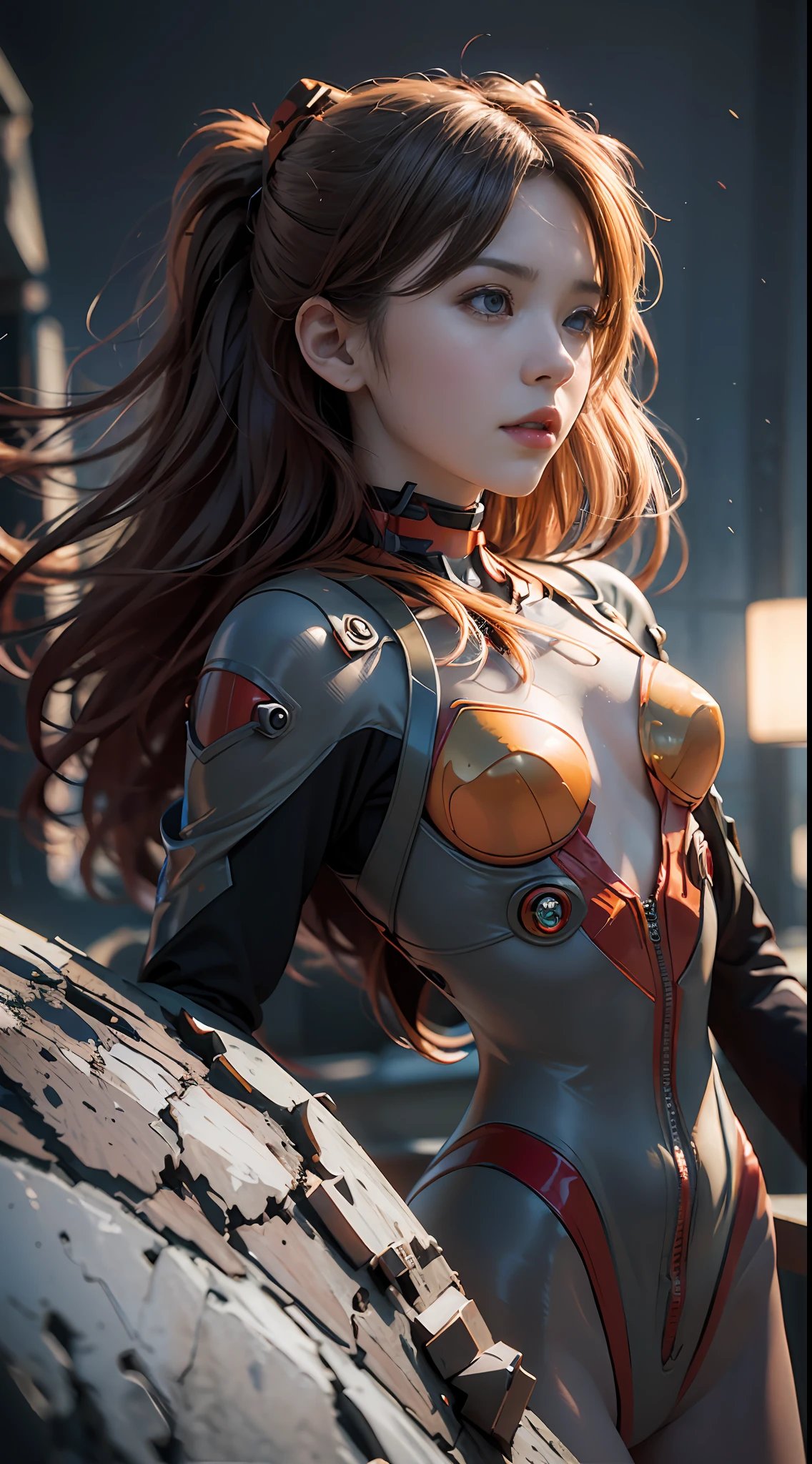 ((Best quality)), ((masterpiece)), (detailed:1.4), 3D, Asuka Langley Soryu,明日香，HDR (High Dynamic Range),Ray Tracing,NVIDIA RTX,Super-Resolution,Unreal 5,Subsurface scattering,PBR Texturing,Post-processing,Anisotropic Filtering,Depth-of-field,Maximum clarity and sharpness,Multi-layered textures,Albedo and Specular maps,Surface shading,Accurate simulation of light-material interaction,Perfect proportions,Octane Render,Two-tone lighting,Wide aperture,Low ISO,White balance,Rule of thirds,8K RAW,