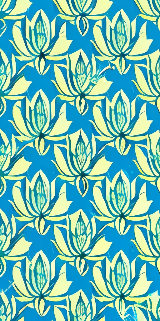 clean backdrop,1 lotus,Blue-green ink,Close-up,frontage