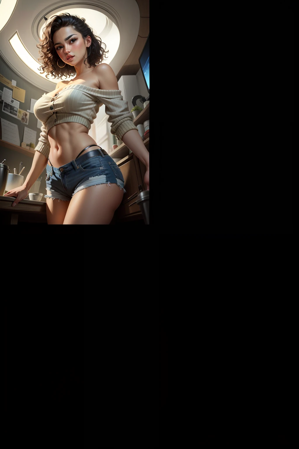 D-cups,barechested