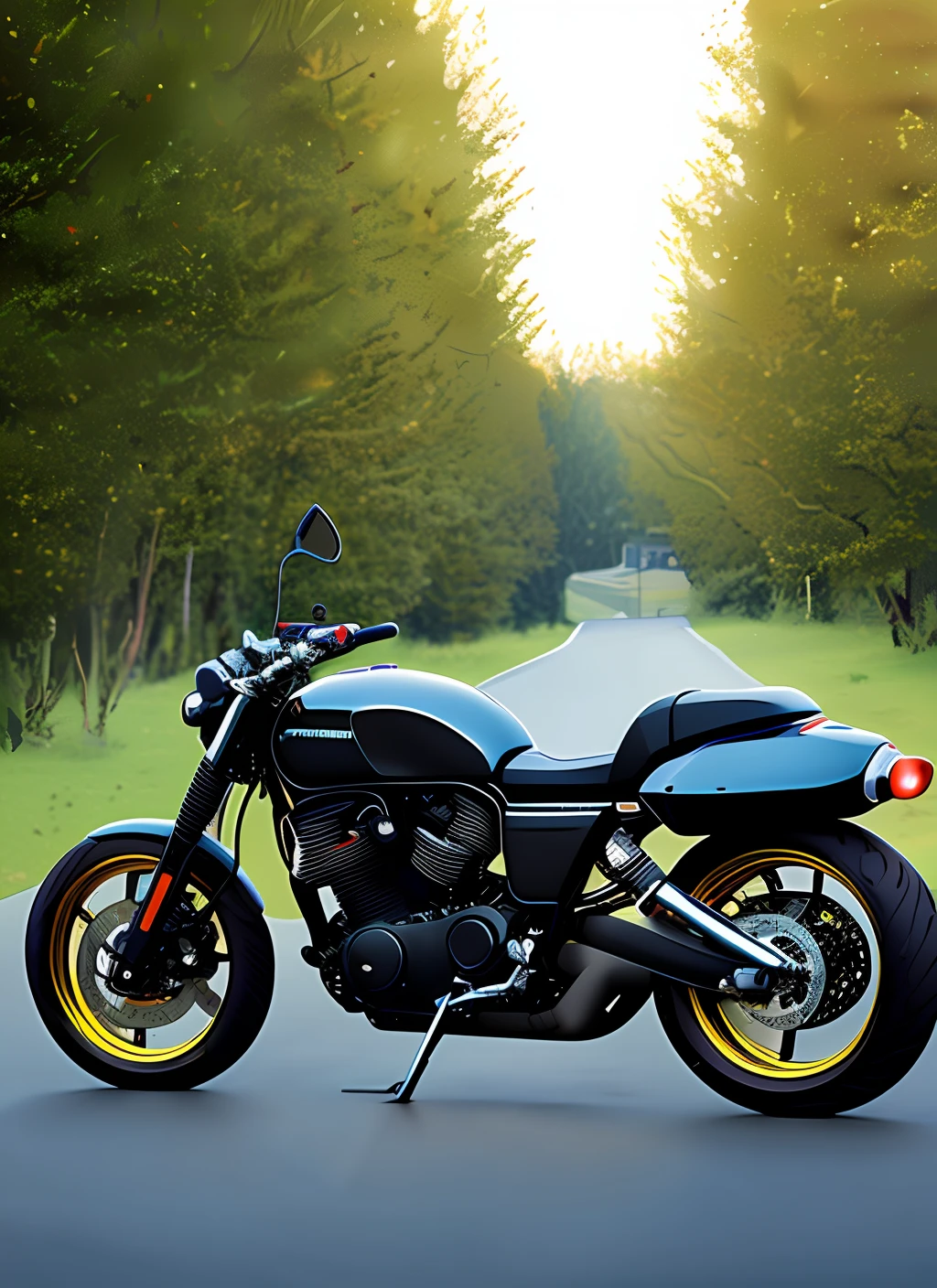 Vector grafico design moto futurosta,