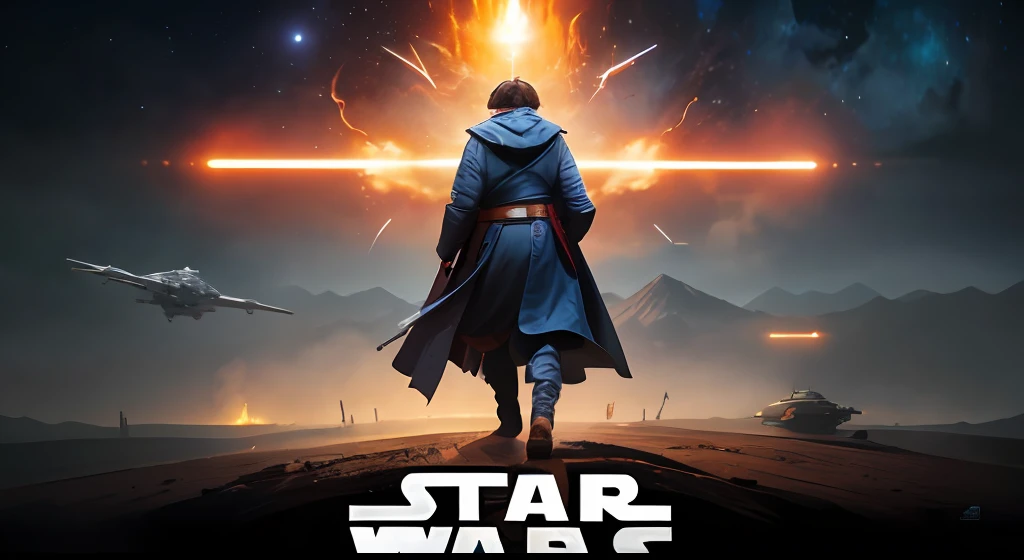 Epic Star Wars Movie Poster Episode I, Detalles, 8k