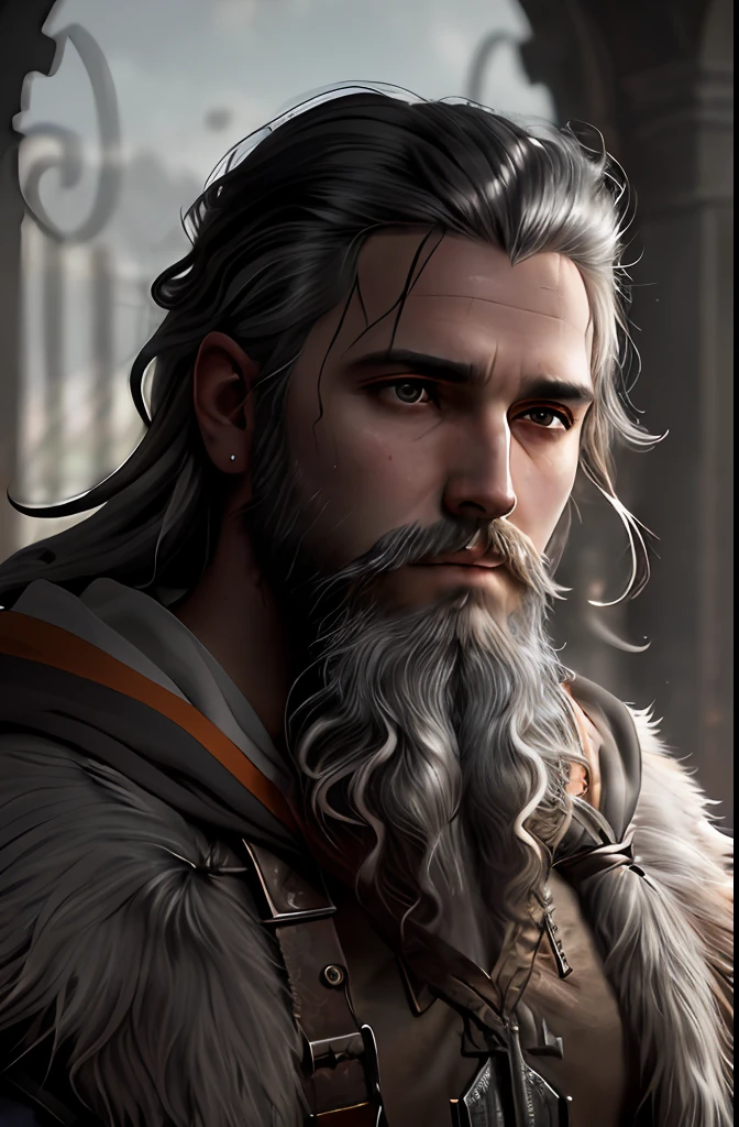 foto, velho eremita bondoso, piercing_deep-set_eyes, rosto enrugado, dark_stichted_cloak, (lighting dramatic:1.25), (fundo sombrio:1.2), (dirty_ unkempt_gray_hair:1.2), (long_shaggy_beard:1.3), (cores desbotadas:1.1), (foco nítido:1.1), (sombras:1.2), (HDR sutil:1.3), (textura realista da pele:1.25), (cabelo branco:1.2), (textura arenosa:1.1), (cinematic appearance:1.2), (pose poderosa:1.3), (blush:0.5), (arrepios: 0,5), subsurface scatter, detailed_grey_eyes