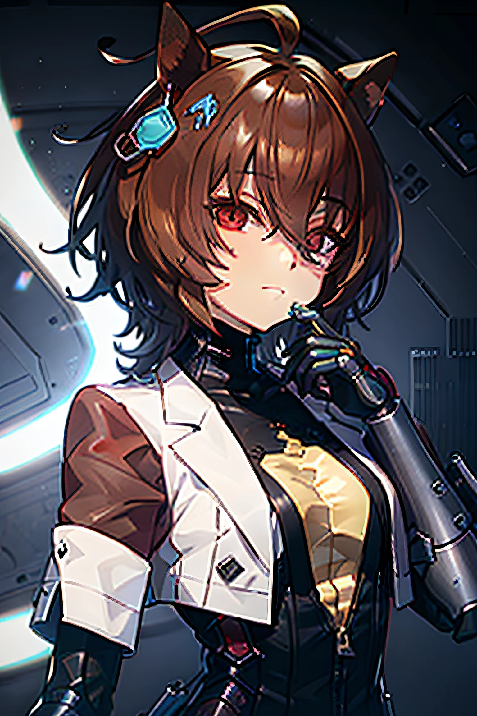 Agnes Tachyon、girl with、cyborgs