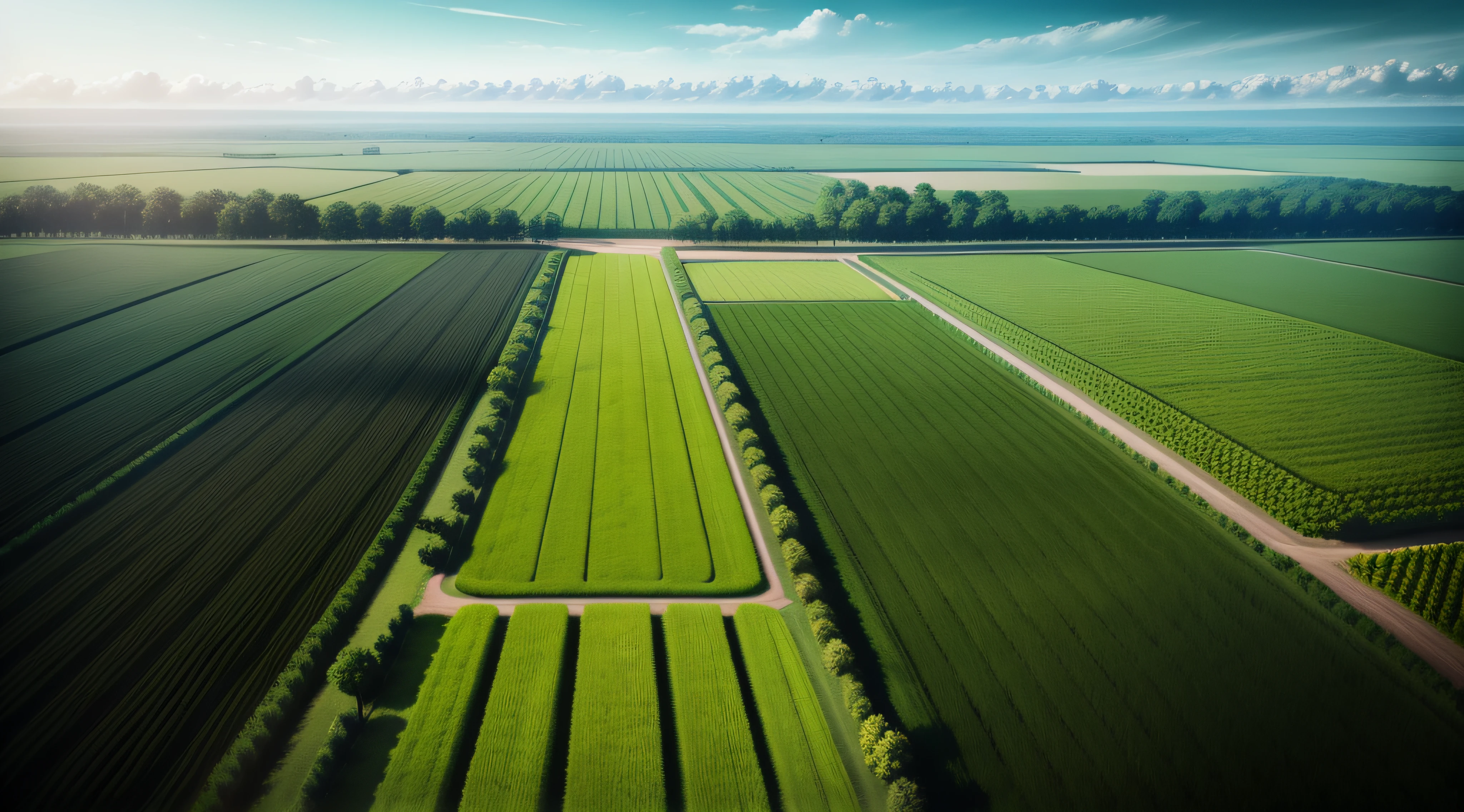 vast plantation field