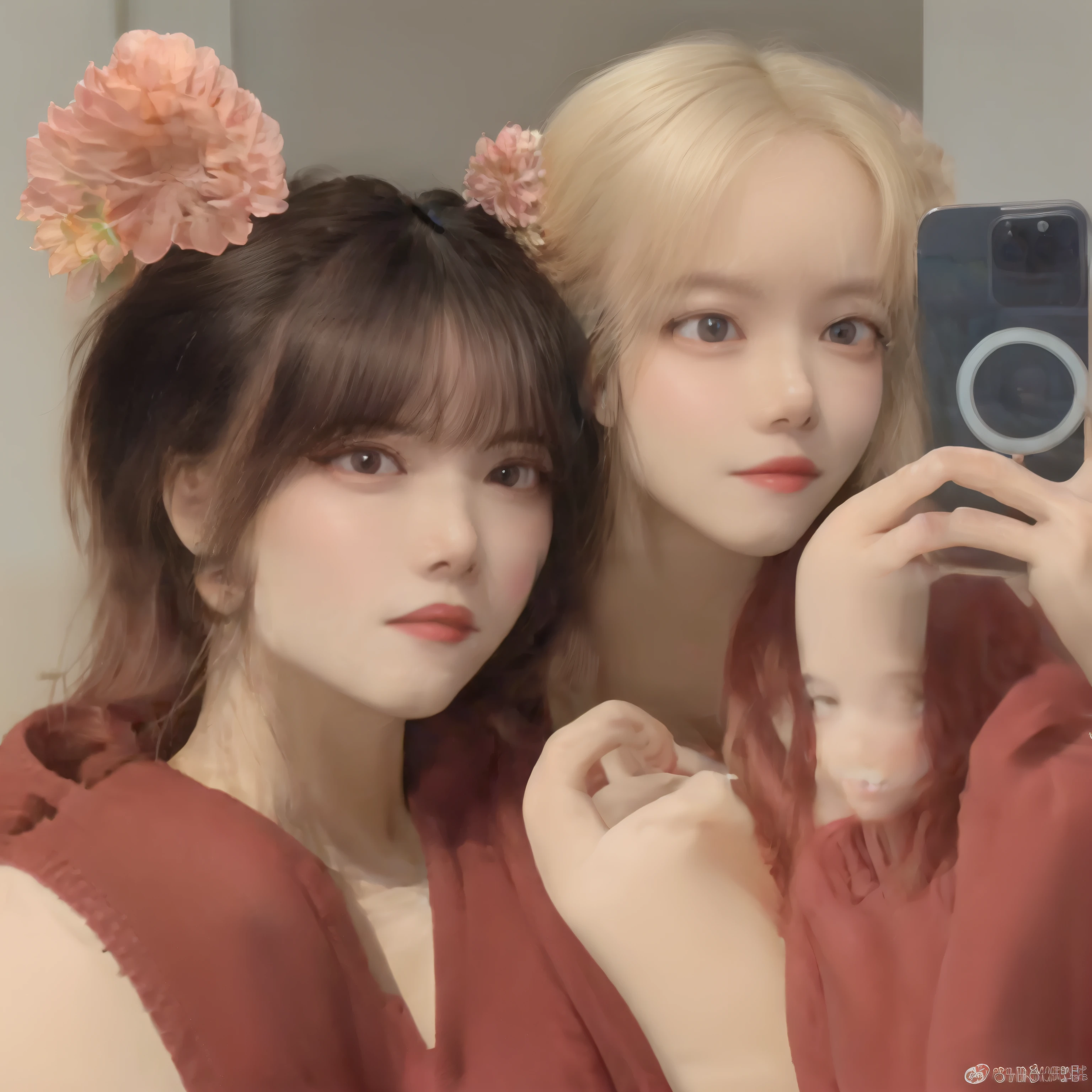 (8k, RAW photo, photorealistic:1.25), ( Lip gloss.), Eyelashes, gloss-face, shiny glossy skin, Bestquality, Ultra High Res, depth of view, chromatic abberation, Wide light, Naturally shadow, Kpop idol) watched the audience with goddess-like happiness, hair bobbles, snowflake hair ornament, ear blush, hair over shoulder, short ponytail, mole under eye, crescent earrings, seductive smile, grin, Caustics, Surrealism, drop shadow, anaglyph, stereogram, pov, ray tracing, cinematic lighting, 8k, super detail, ccurate, best quality, high details, ccurate, masterpiece, highres
