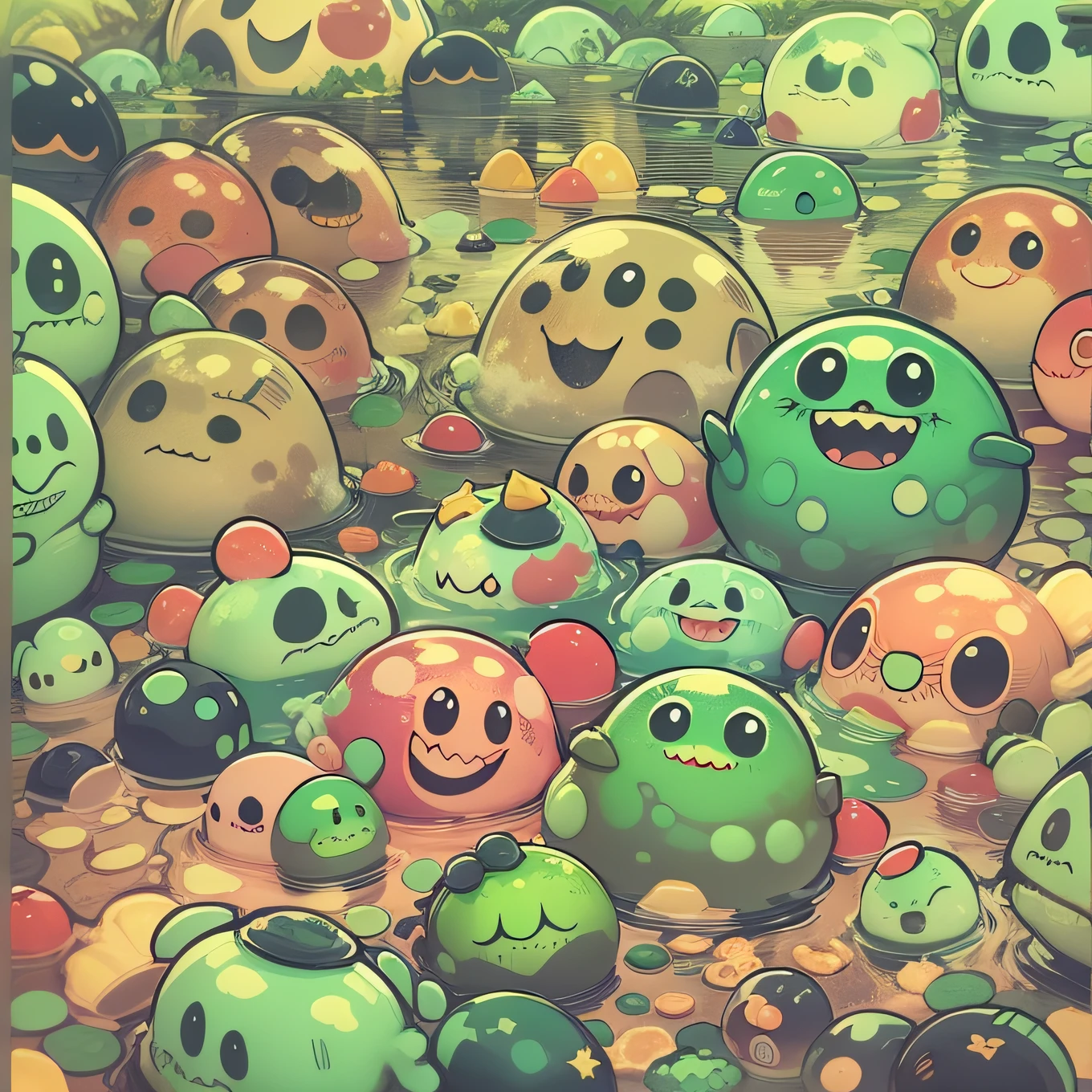 slimes，cleanness，