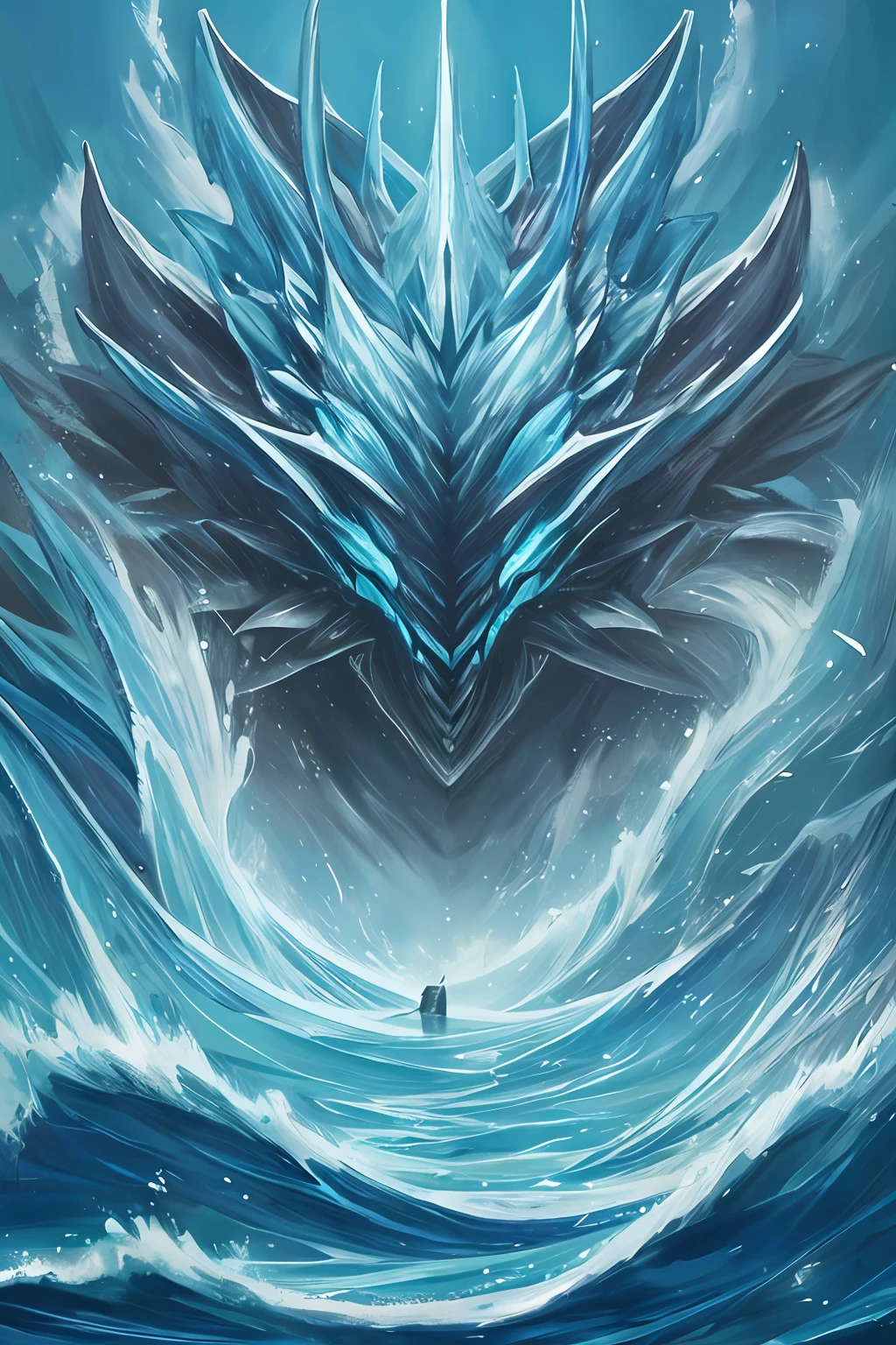 Gluttony, Sea beasts, the sea, Dim light。