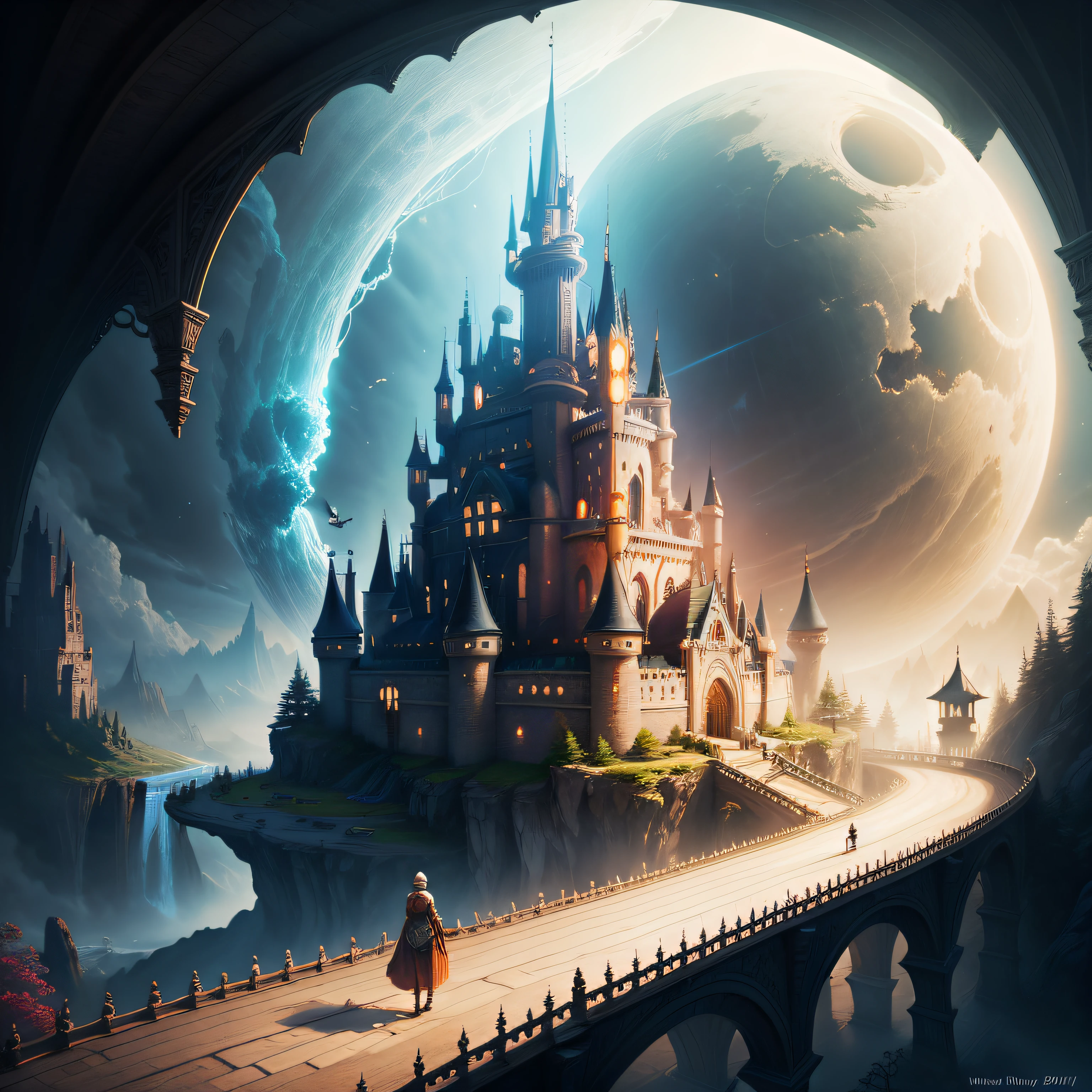 Once Upon a Dream Journey. Digital fantasy art