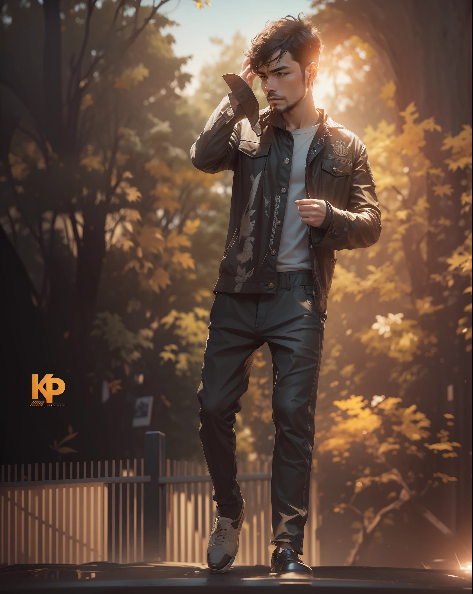 With the original face, change the background, with car, 8k