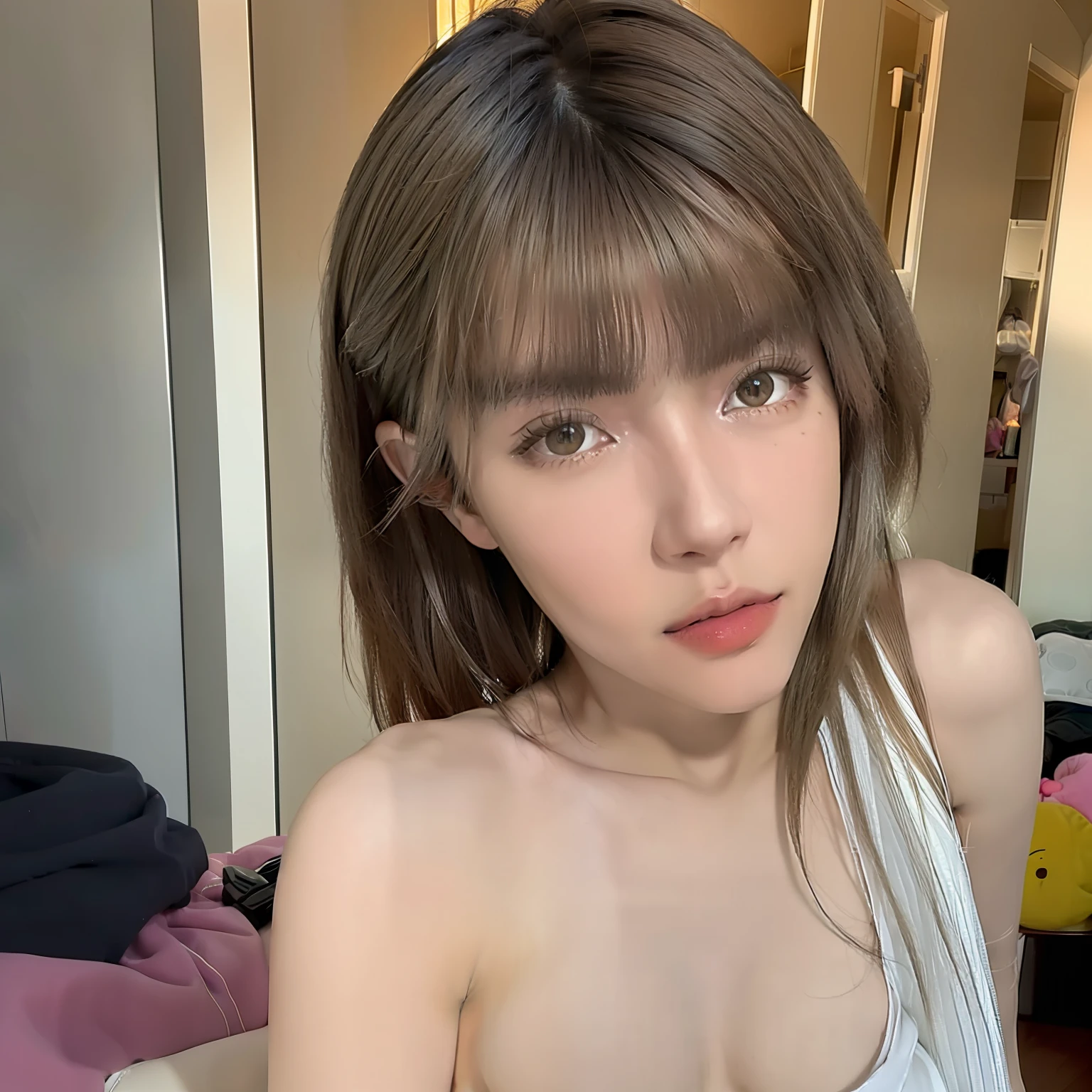 1 girl naked, naked girl,realistic,ultra detail
