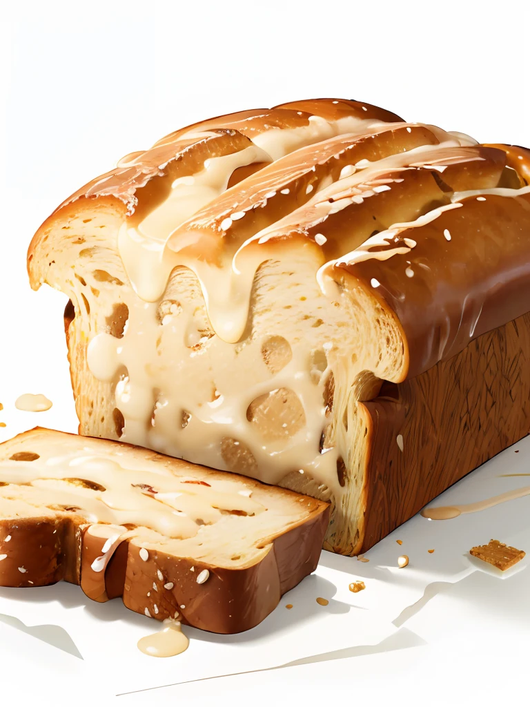 Toast bread,white backgrounid