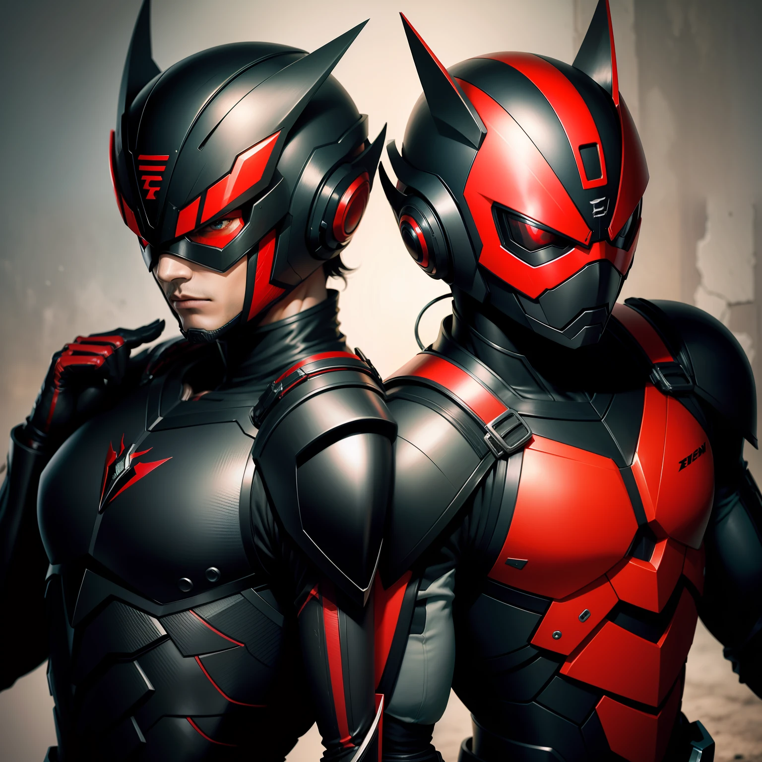 Kamen Rider，Black and red