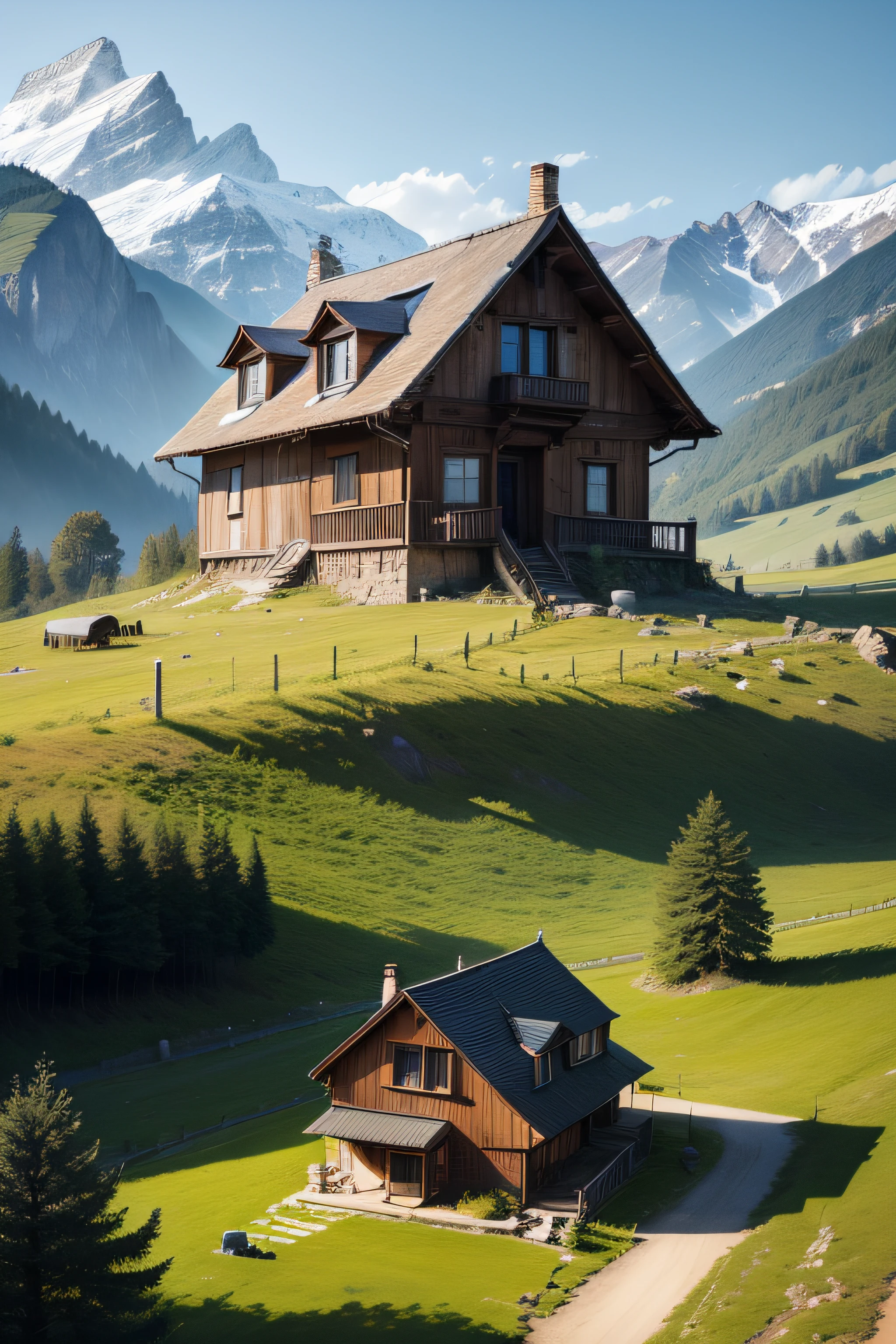 house in montain