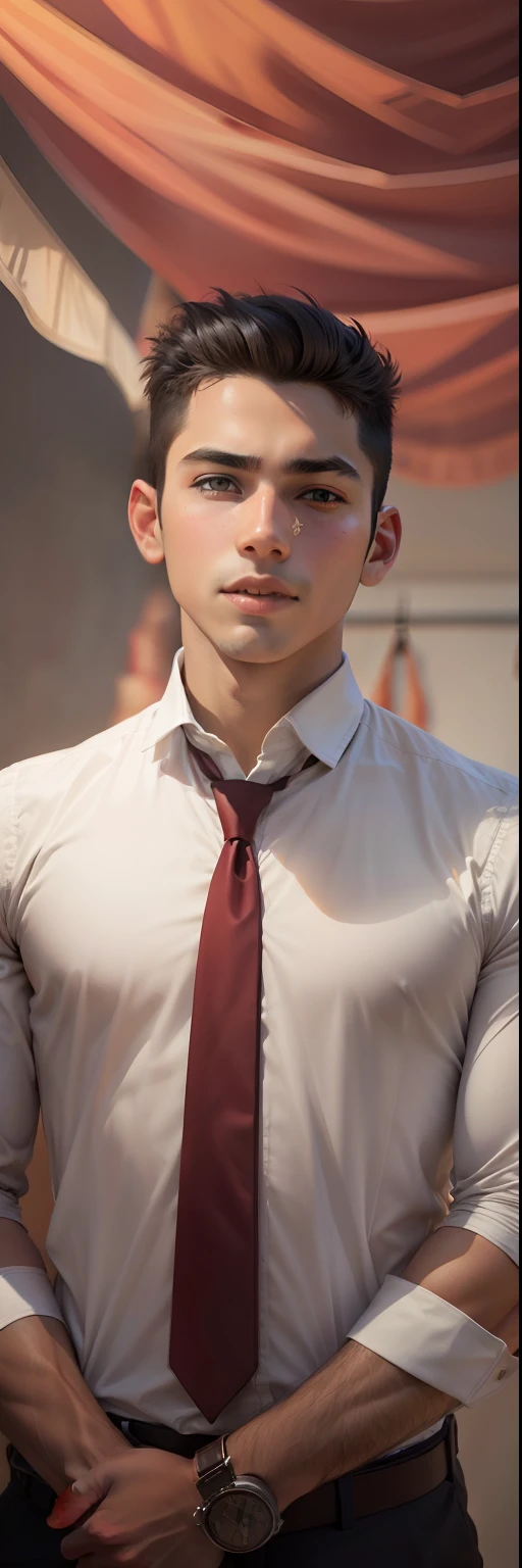 Change the background do not change the face handsome boy HD photographic