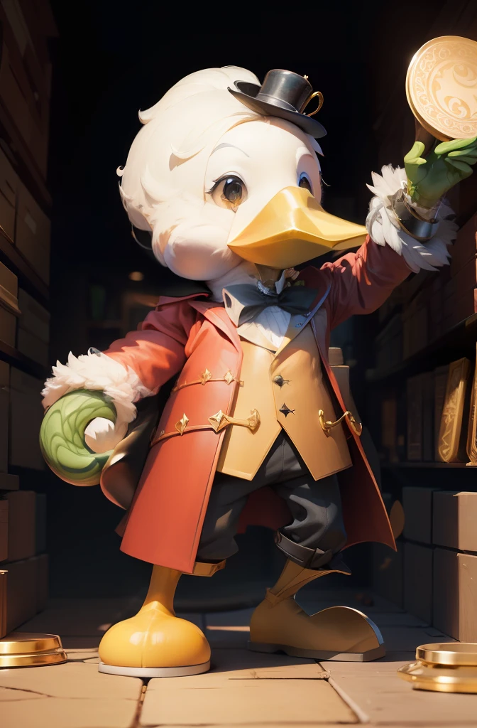 a fancy black topper