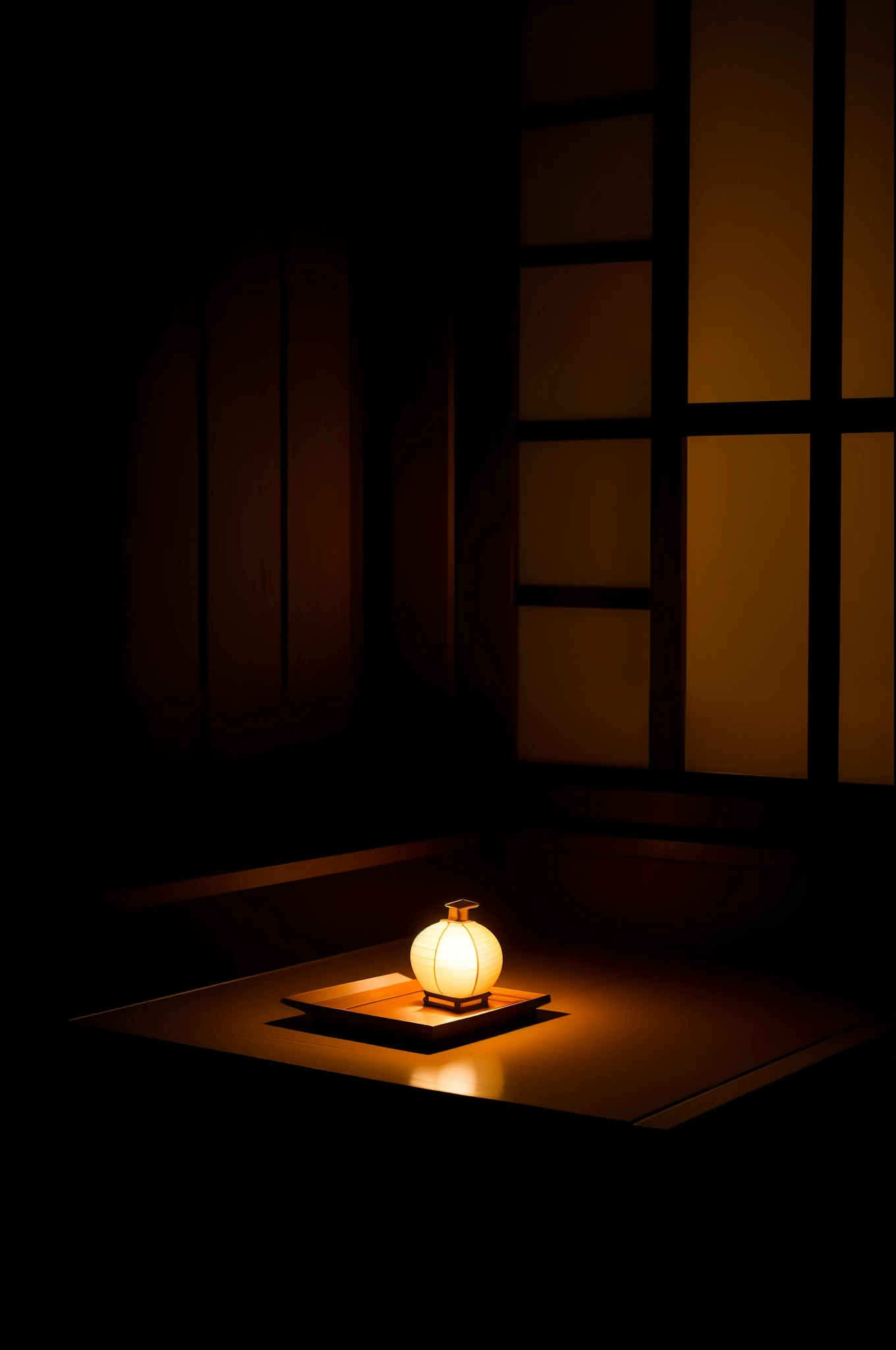 ryokan, night, soft lighting