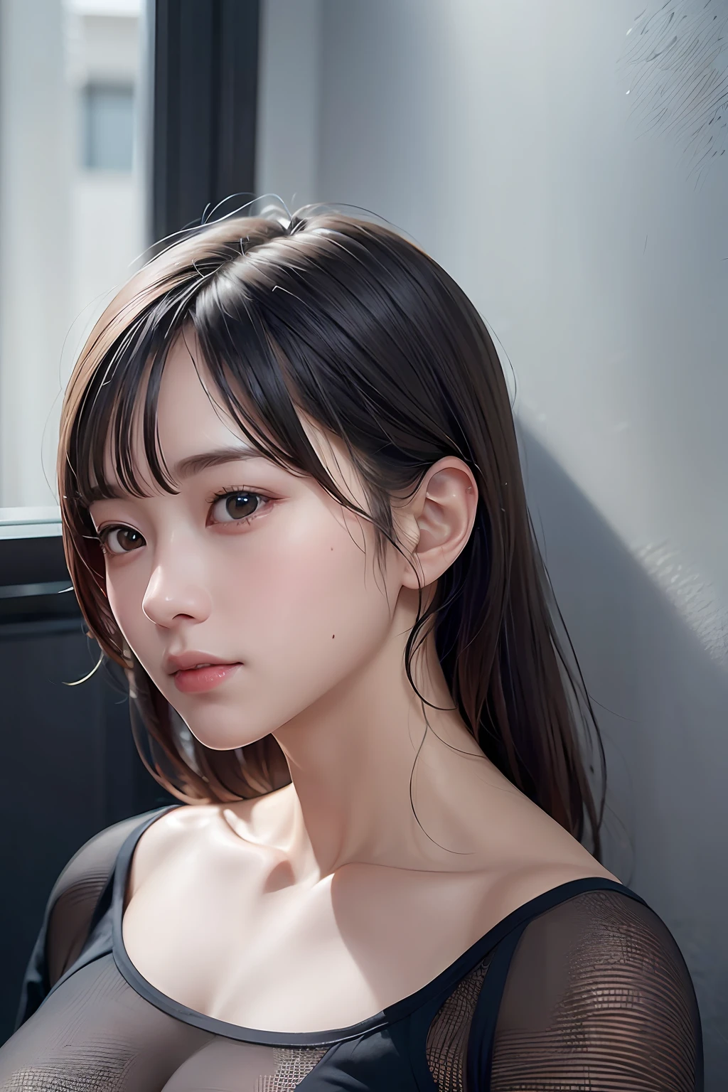((nsfw))、8k、RAW Photography、top-quality、超A high resolution、Photorealsitic、Realistic pictures of、barechested、Sitting at the diner、Beautiful fece、A detailed face、detaileds、hight resolution、realisitic、Photorealsitic、full bodyesbian、From head to toe、the feet、Matte skin、pores、wrinkled、(the Extremely Detailed CG Unity 8K Wallpapers)、photo of the most beautiful artwork in the world、 Professional Majestic(Photo by Steve McQuarrie)、8K UHD、Digital SLR、Soft lighting、hightquality、film grains、Fujifilm XT3 sharp focus、f 5.6、High Details、foco nítido、Dramatic、(look at viewr:1.2)、(natural soft light)