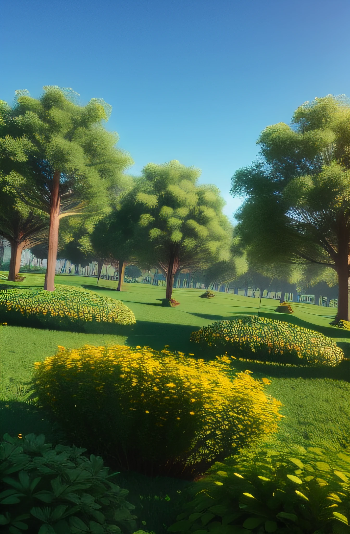 3D 4K. floresta, guerreiro