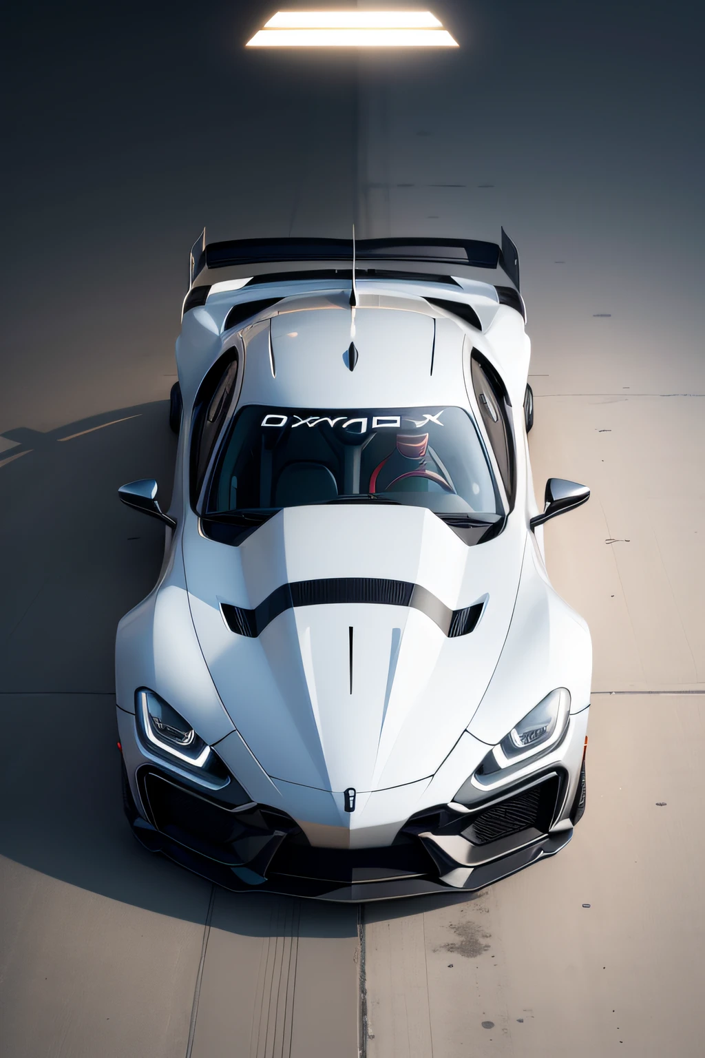Logotipo minimalista baseado na sigla OXYGN, inspired by high-performance vehicles, contorno imagem carro