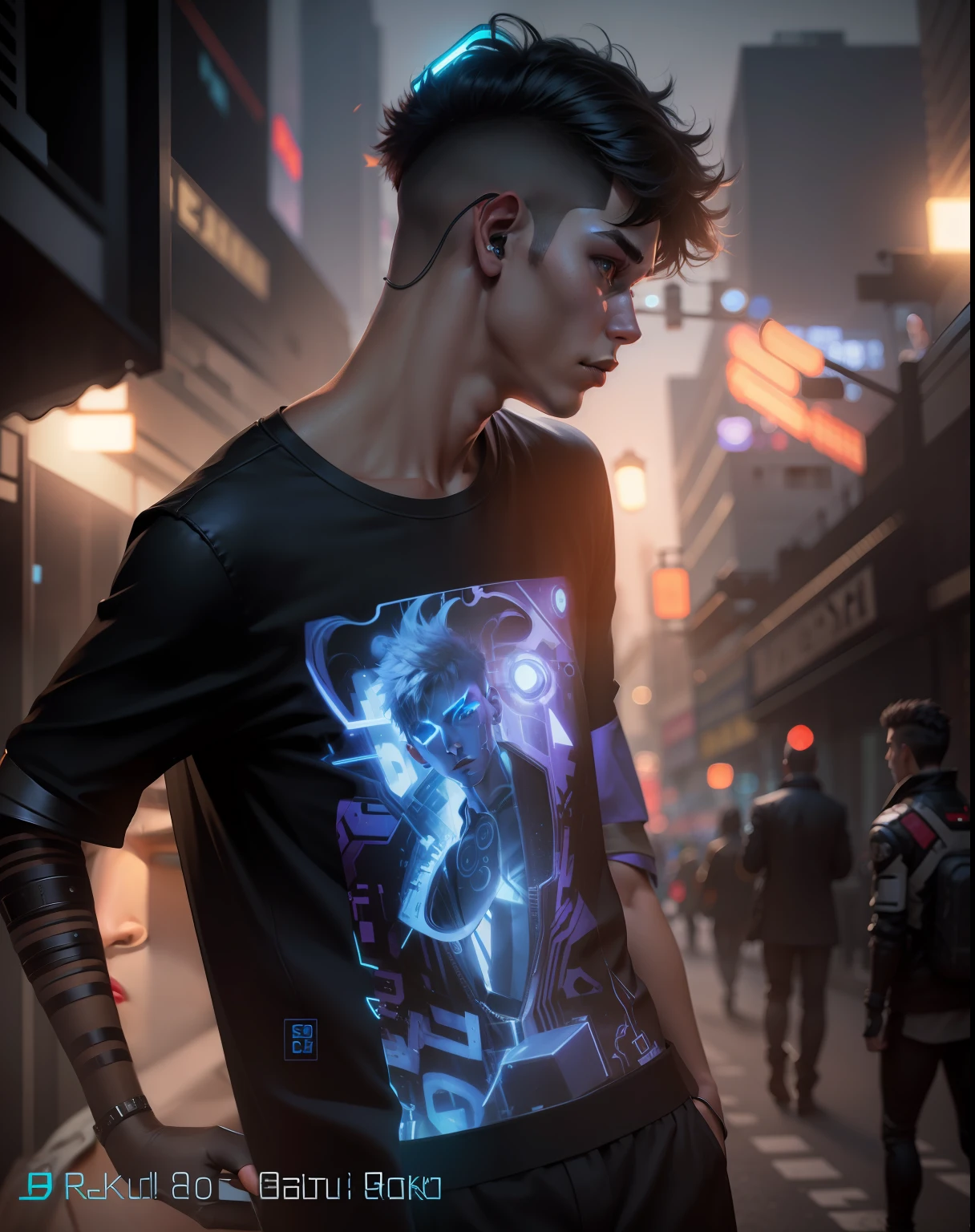 change background cyberpunk boy. Realistic face. 8k. ultra realistic change background cyberpunk boy. Realistic face. 8k. ultra realistic