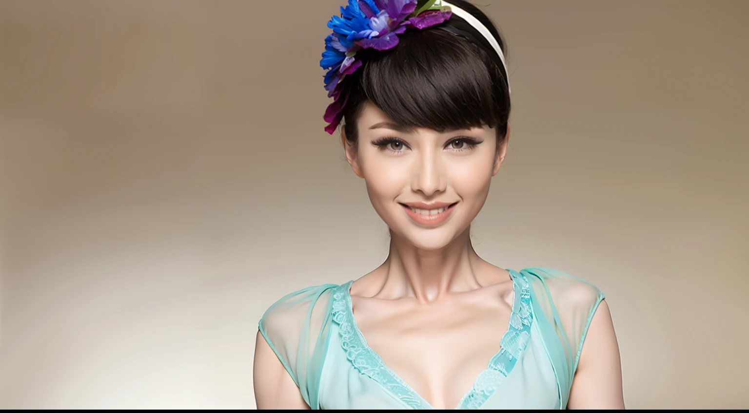 Fashion model 20 years old [[[[closeup cleavage]]]], [[[[boobgasm]]]], [[[[coll]]]], [[[[bshoulders]]]], perfect  eyes, Perfect iris，Perfect lips，perfect teeth，Perfect skin，Long face，slender nose，Soft front light，hdr，Movie girl，Casual，long whitr hair，Long hair with a shawl，Long hair like a waterfall，Bedroom in the background，Beds，（pastel colour：1.2）