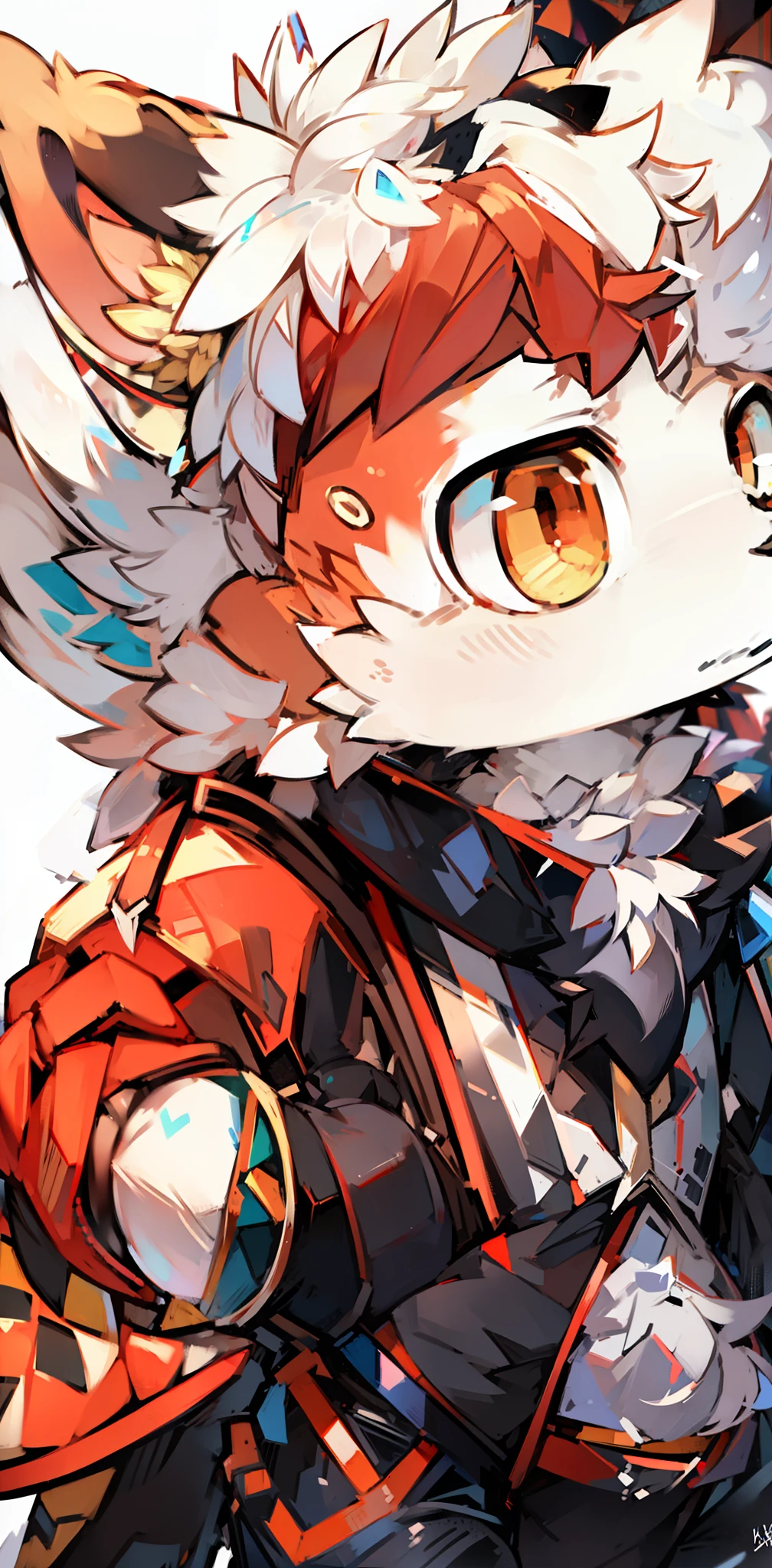 ultraclear,8k,white color hair