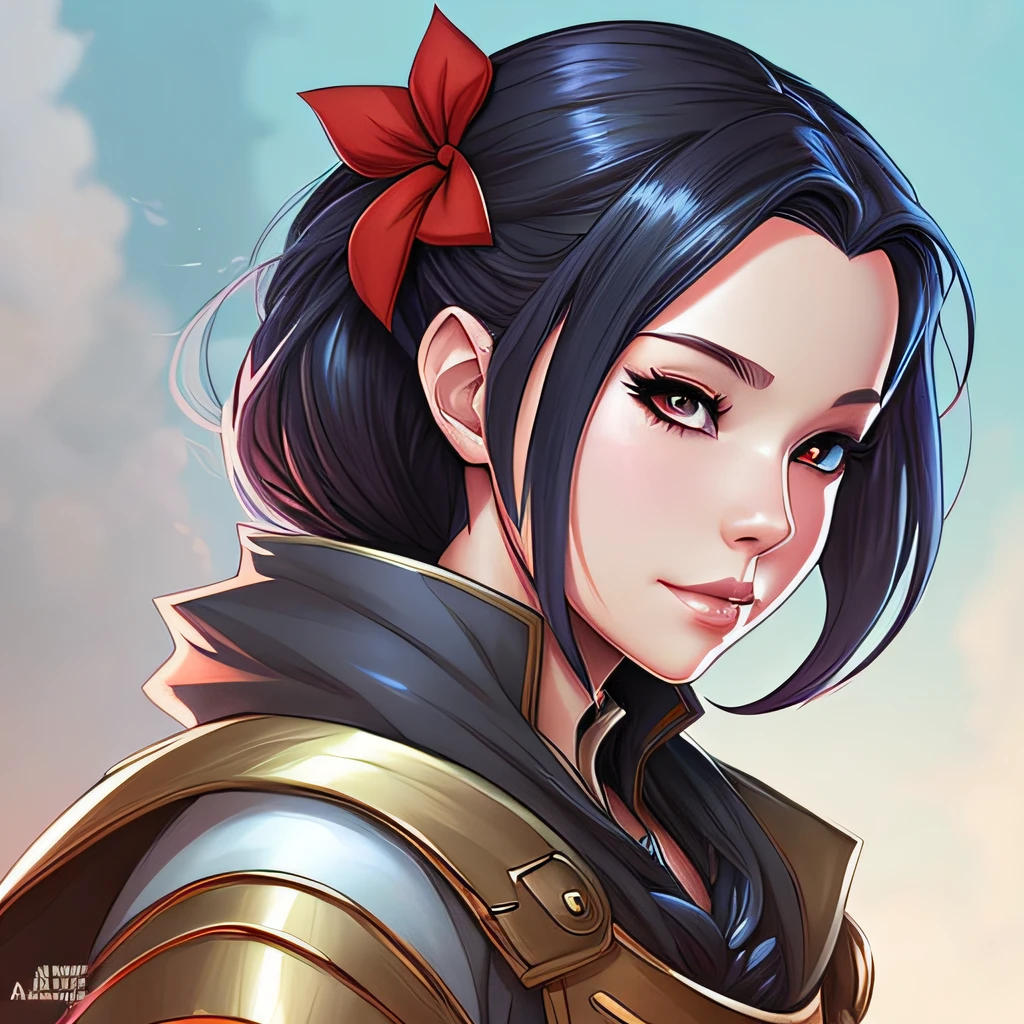 Snowwhite Princess in apex legends as an anime character digital illustration portrait design by Ross Tran, artgerm detailed, soft lighting