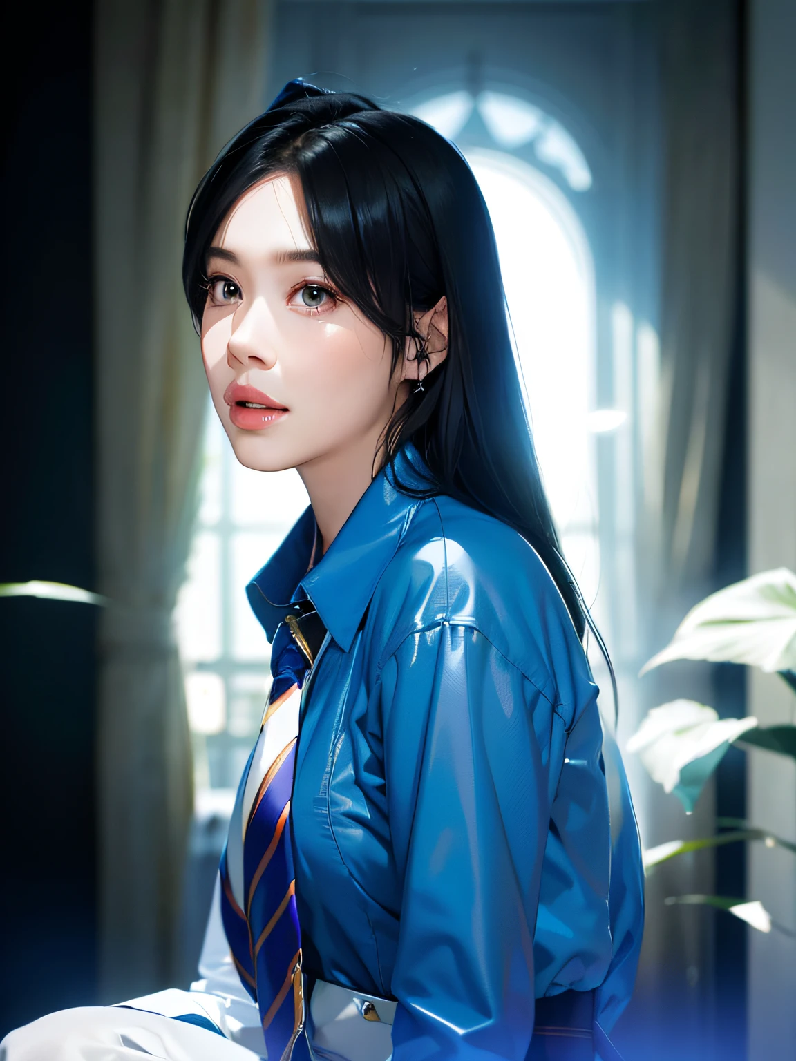((Realistic lighting, best qualtiy, 8K， tmasterpiece:1.3，anime big breast))， Extremely detailed magazine cover style digital painting，sailor moon cosplay，Linghui cosplay,  Ultra-fine face，Fine eyes，xision wu, Choi Hyun-hwa, gongbi, xintong chen, jaeyeon nam, Lee Ji-eun, lee ji eun, wenfei ye, inspirado por Kim Jeong-hui, headshot profile picture, jiyun chae, Yun Ling， adding a touch of fantasy to the scene，Helvetica-Bold，（photographed using Sony A9 II，100mm lens，f/ 2.8 aperture），edge lit，twotonelighting，Bright light，high key