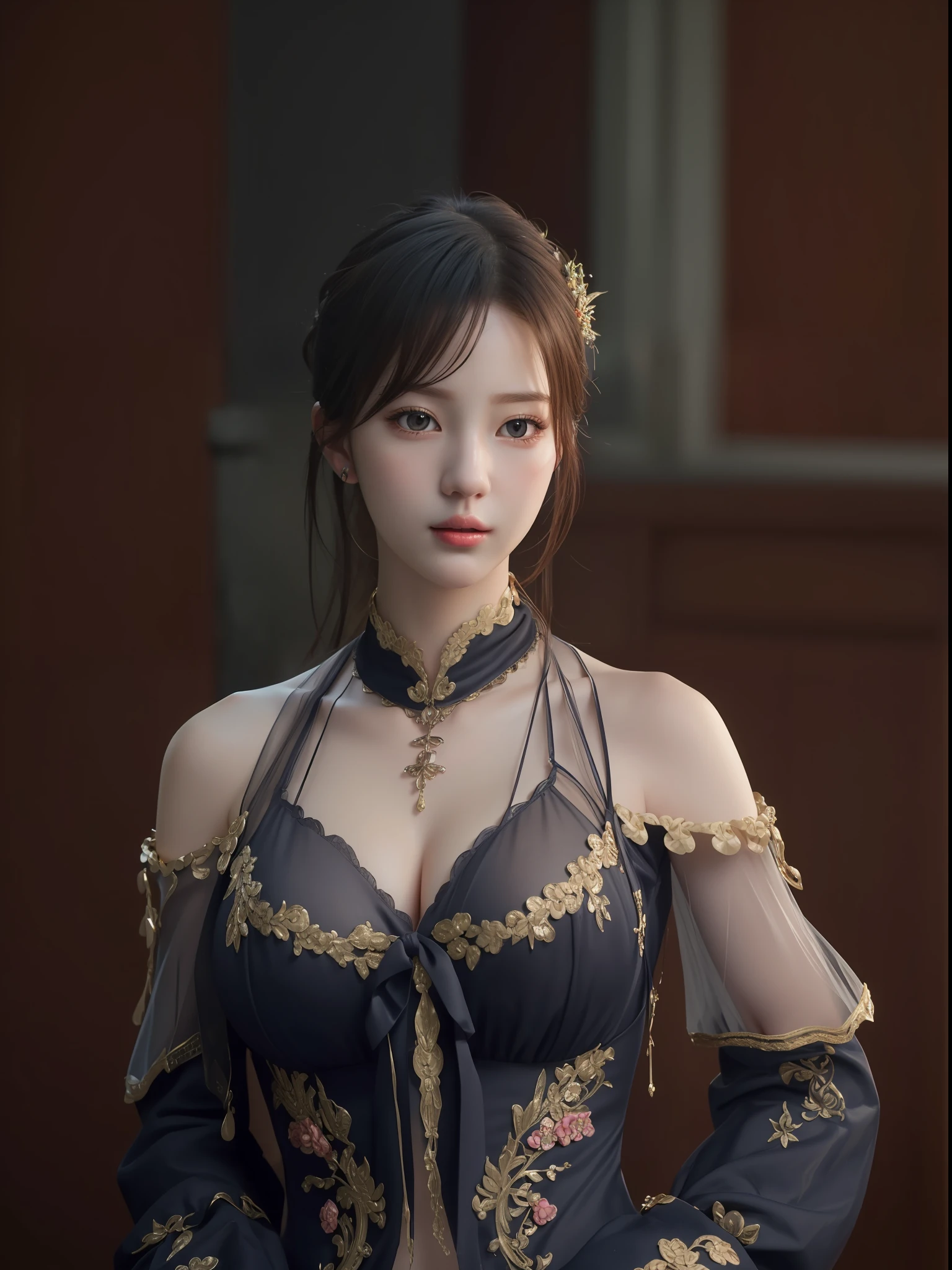 Masterpiece, Best Quality, Extremely Detailed 8k, Ultra HD, Ultra-detailed, Highly Detailed, Ultra High Realistic, Ultra-realistic, Hyperrealistic, Hyperrealism, (1girl:1.5), (Solo:1.5), (Beautiful Suzy:1.7), (Beautiful Cute European:1.7), Anatomically Correct, (Detailed Realistic Skin Texture), (Realistic Big Breasts), Slender Abs, (Closed Mouth:1.3), Nsfw, Dynamic Pose,