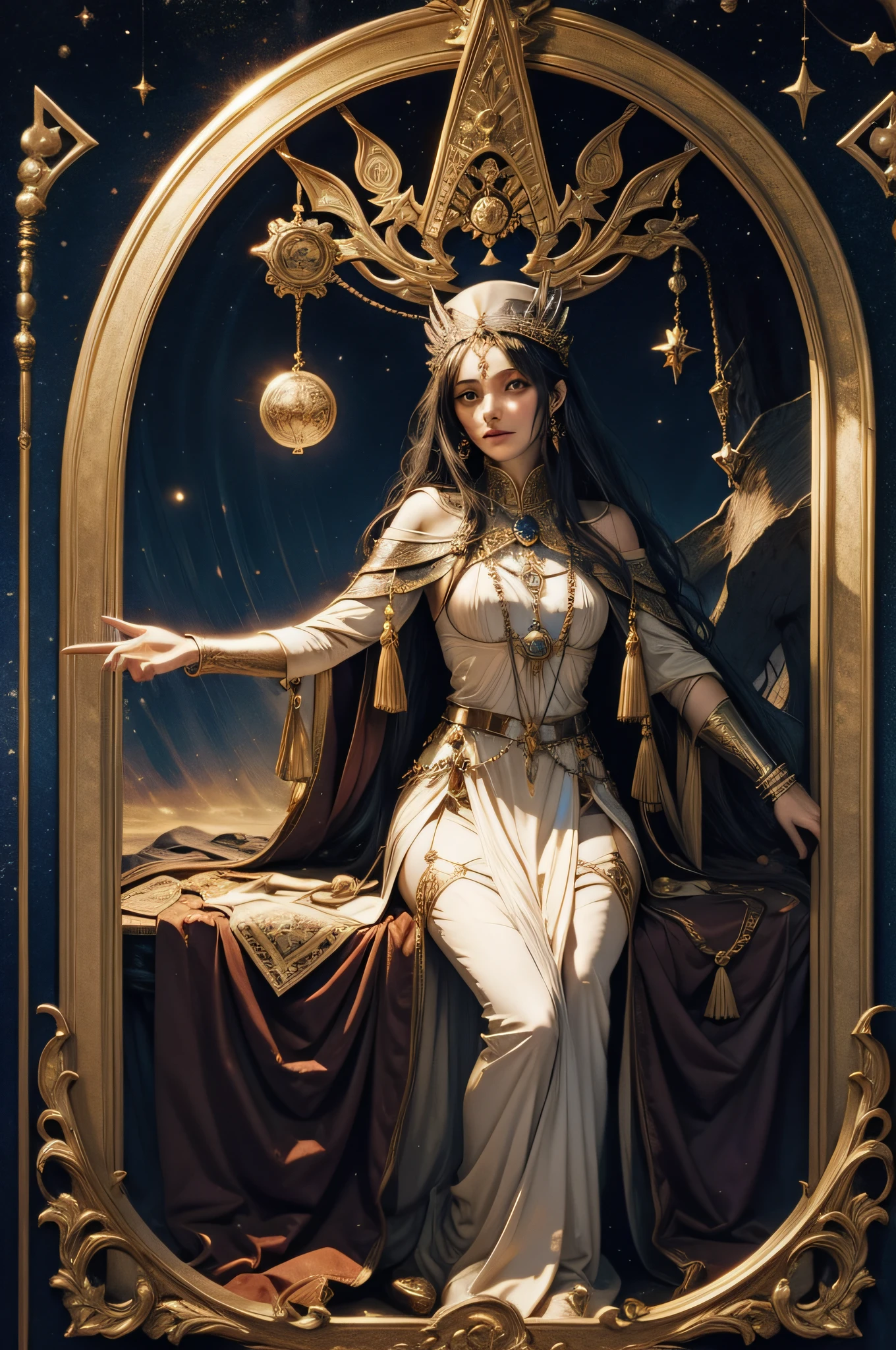 tarot, the high priestess, normal position