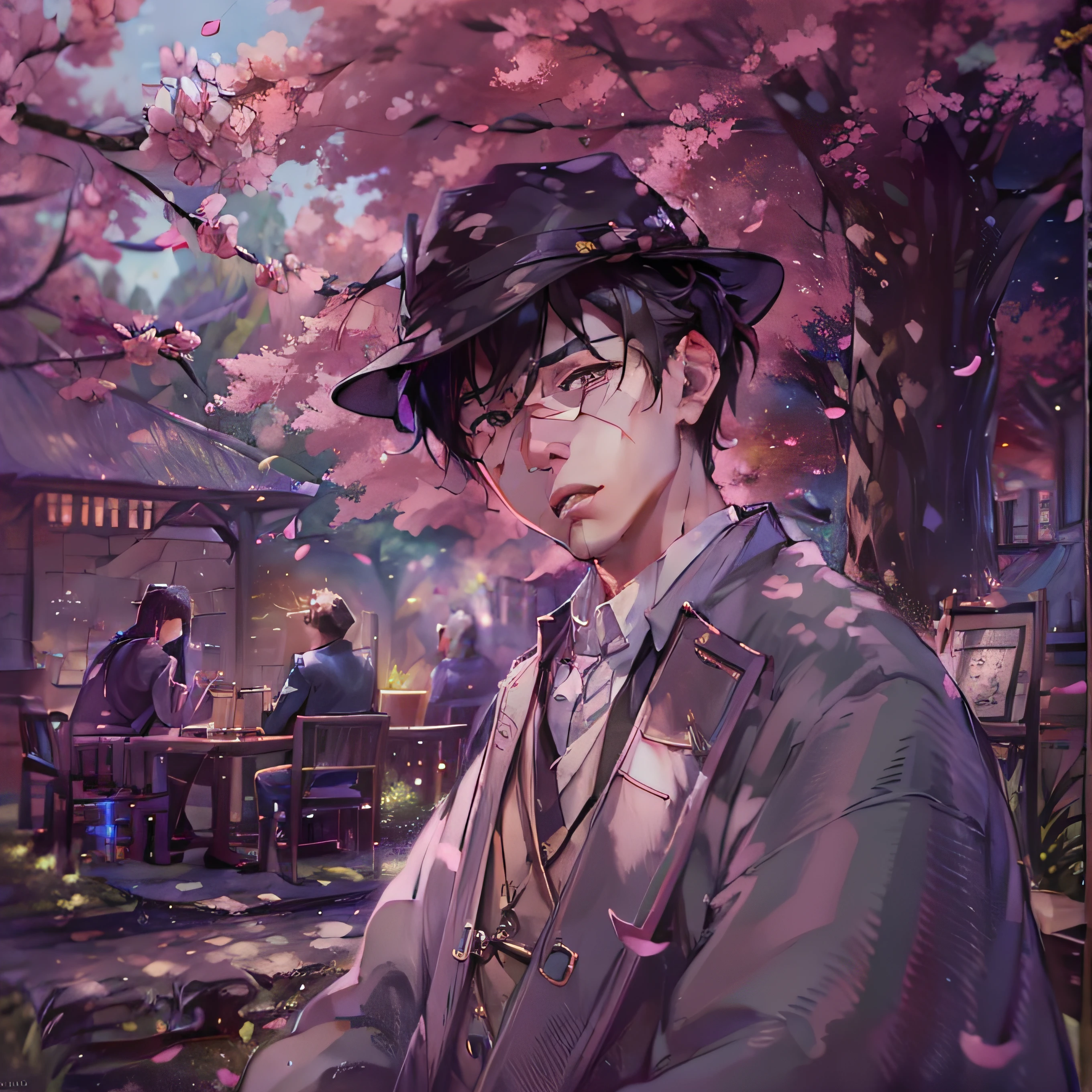 masterpiece、Melancholy young man、Poor figure、tense look、fine lines、Young man in withered black suit、Chong Broad Hut、1a person々youthfulness、Landscape with rusty shades、20Century London、Sherlock Holmes & The city of London where John Watson played an active role、Victorian、RAW photo of a landscape、detaile、Photorealsitic、hyper realistic photography、8K UHD、Digital SLR、Soft lighting、hightquality、film grains、FujifilmXT3、(masterpiece)、Human perspective、People's eye level、masterpiece、top-quality、Highly elaborate CG Unity 8K wallpapers、an oil painting、awardwinning photo、Bokeh、depth of fields、nffsw、bloom、chromatic abberation、Photorealsitic、Very detailed、art stations、Trending on CGSociety、Convoluted、high details、Dramatic、Volumetric lighting、artwork in the style of guweiz, guweiz masterpiece, guweiz on pixiv artstation, guweiz, guweiz on artstation pixiv, by Yang J, in the art style of bowater, loish and wlop